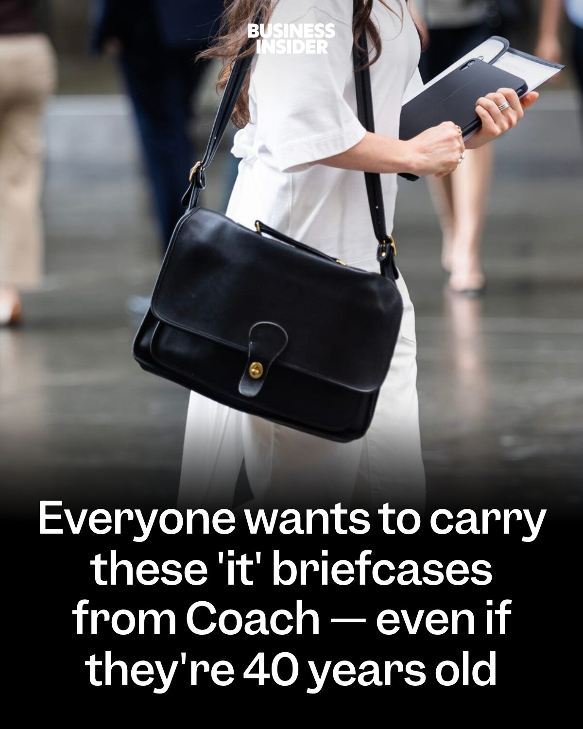 People are paying hundreds of dollars for vintage Coach briefcases