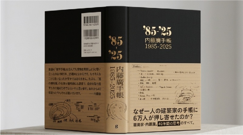 南洋堂 予約受付中｜直筆サイン入り】 『内藤廣手帳1985-2025』(内藤廣
