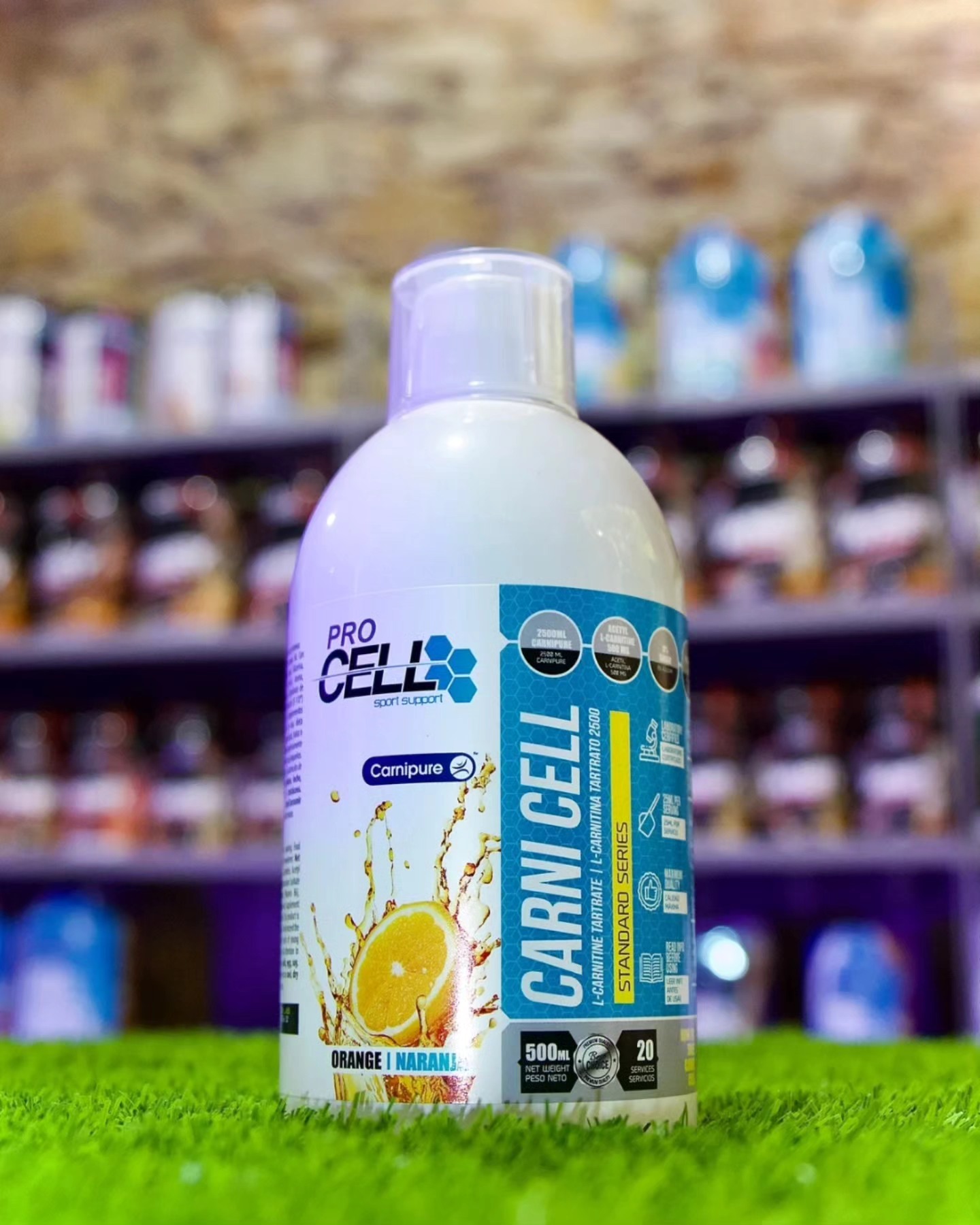 la mejor l carnitina del mercado🏆 Si buscas una de calidad Carni Cell es tu opción. 🔹L Carnitina avalada por Carnipure, una patente que certifica que es la más alta calidad. 🔹Liquida L-Carnitine 500mg/mL injectable, 30mL flow-tag-backfill Size:1 Shot