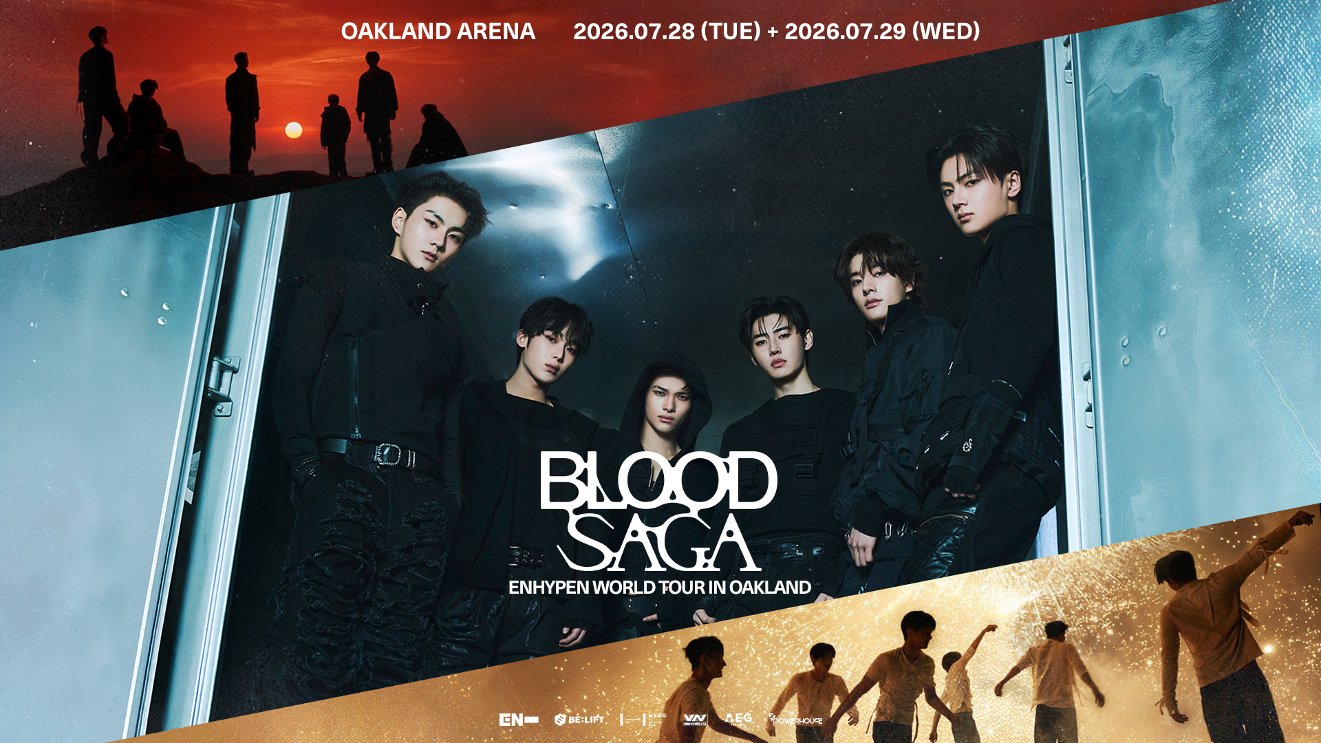 Engenes! ENHYPEN WORLD TOUR 'BLOOD SAGA' IN OAKLAND is coming to