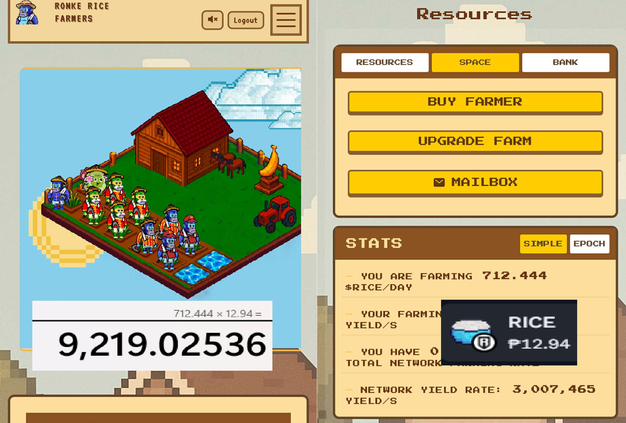 Aremzy - Uy may bagong Land at Farmer. T4 max farm and farmer = 712 ...