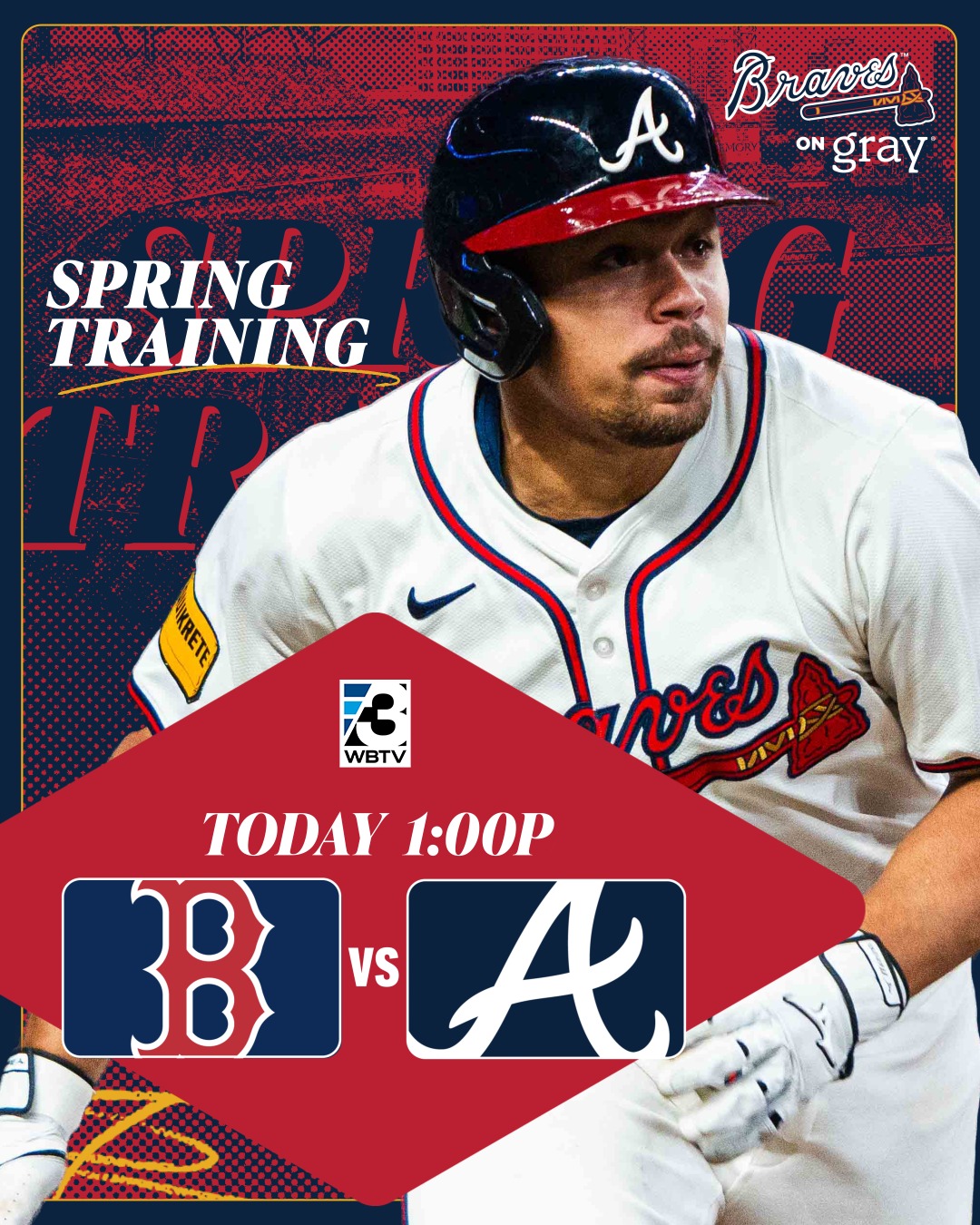 WBTV News - Braves vs Red Sox! Spring Training coverage... | Facebook
