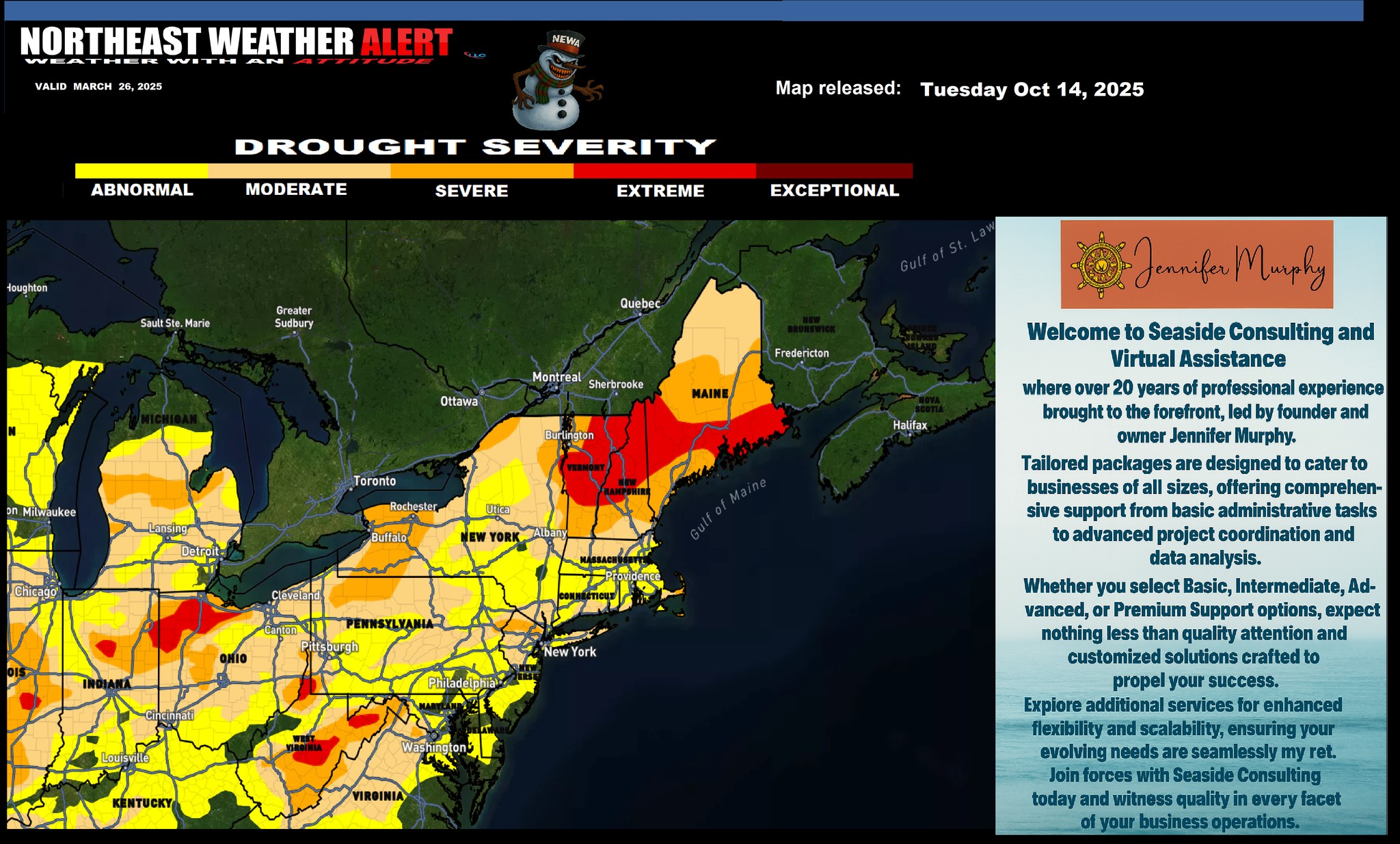 Northeast - Drought Update — Mid-Atlantic & Northeast The latest ...