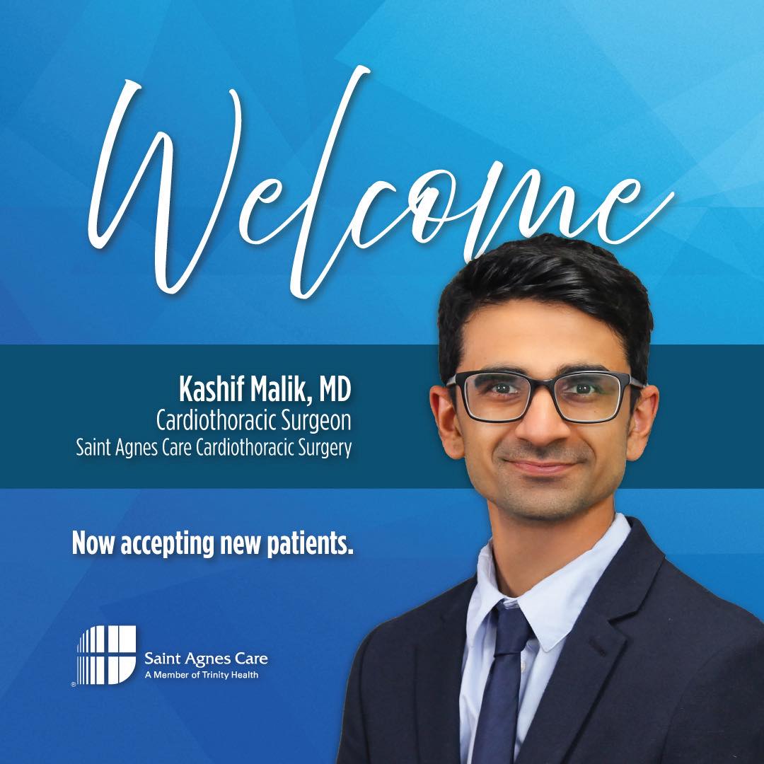 Saint - Please join us in welcoming Dr. Kashif Malik to the Saint Agnes ...