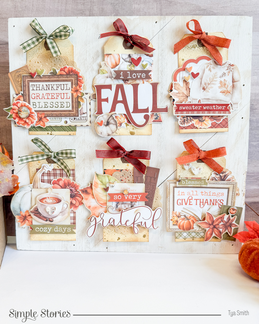 Simple - 🍂 Fall crafting at its finest! These gorgeous tags by Tya ...