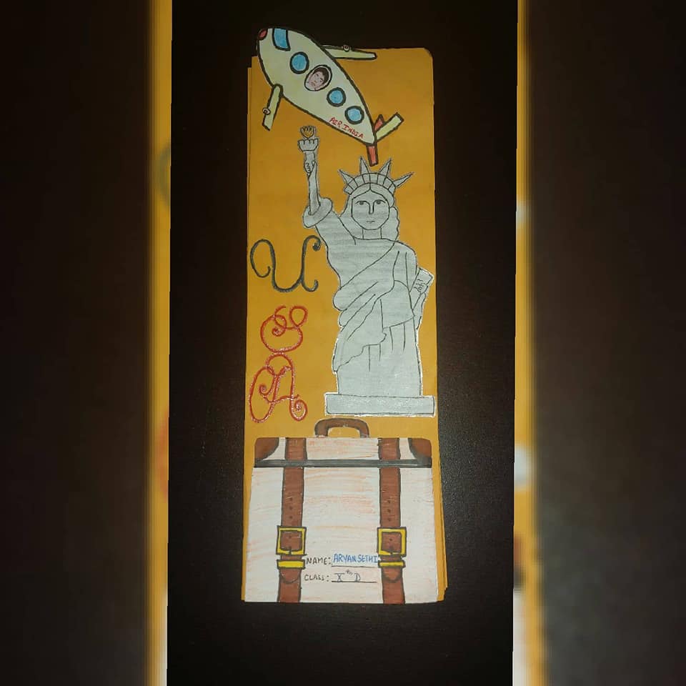 Handmade Travel Brochure... - School_projects_and_models2020