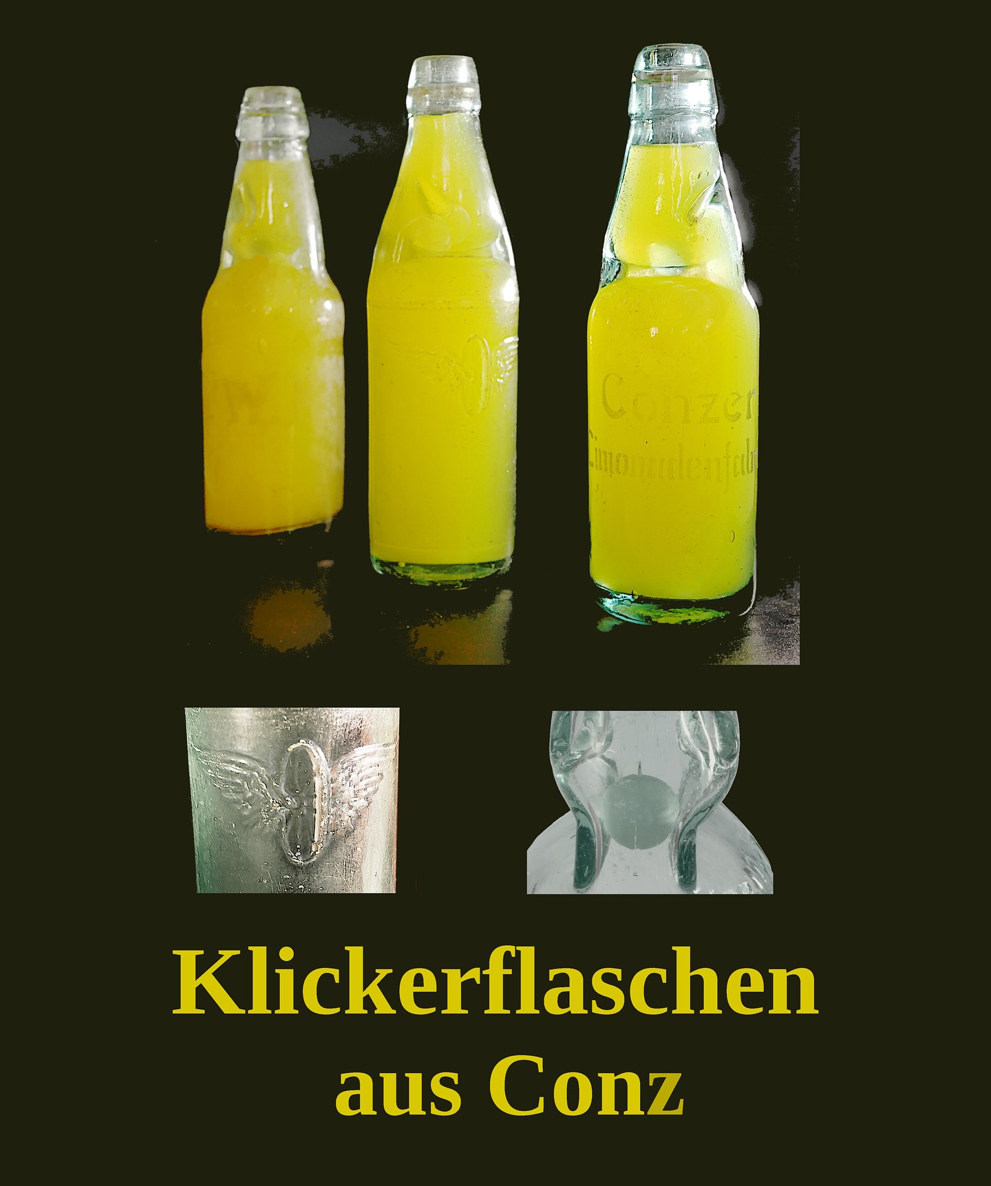 Zum heutigen #depotdienstag zeigen wir euch heute eine Konzer Limonade in einer so genannten Kugelverschlussflasche, auch Boller(wasser)flasche, Klicker- oder Knickerflasche genannt. Der Kugelverschl