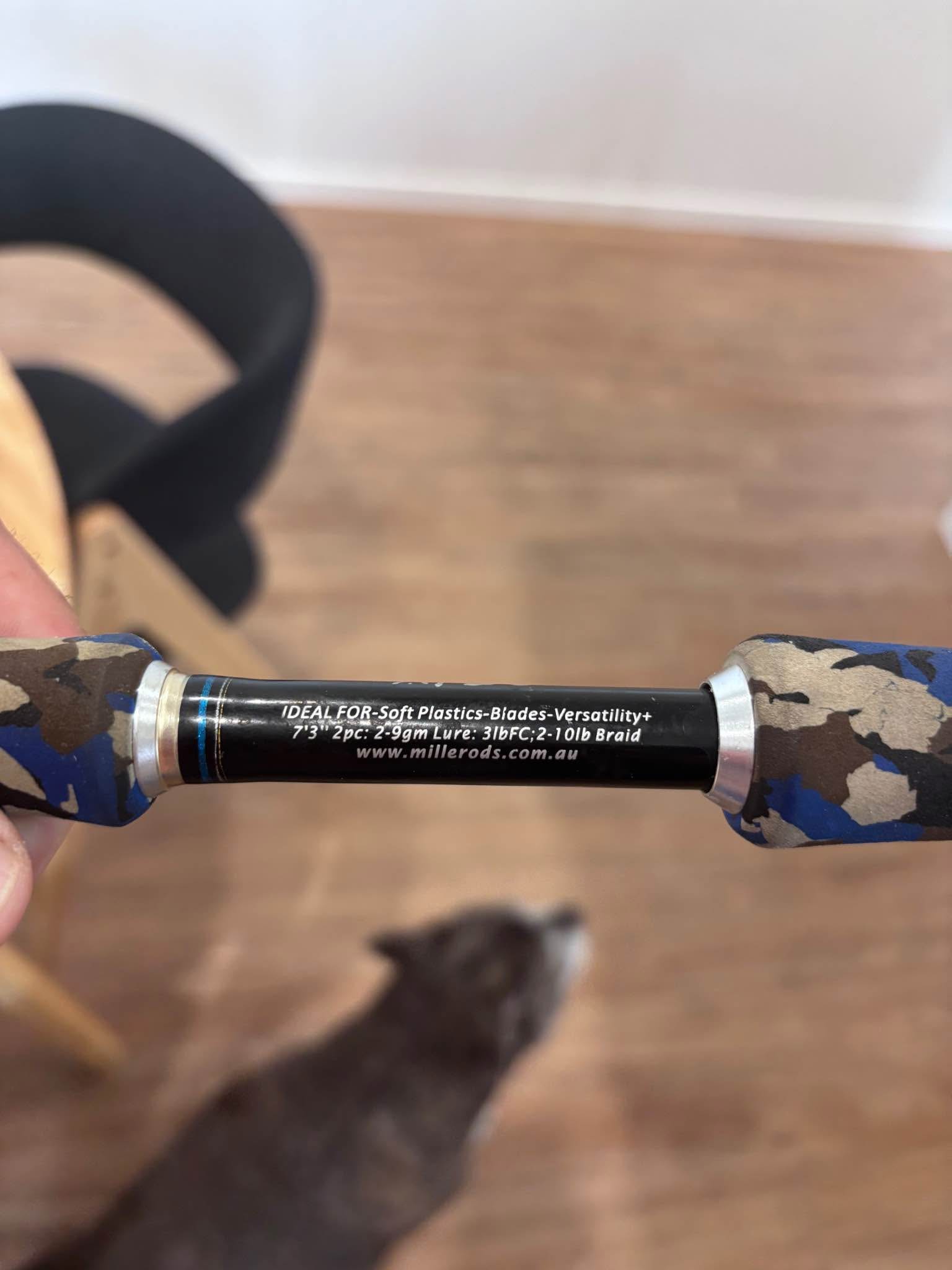 Stratic 1000 FL with 8lb Jbraid on a XFLC Miller Rod - Fishing Rod ...