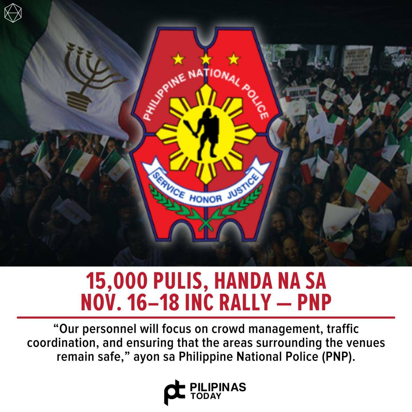 Pilipinas - Ayon sa Philippine National Police (PNP), sisiguruhin ng ...