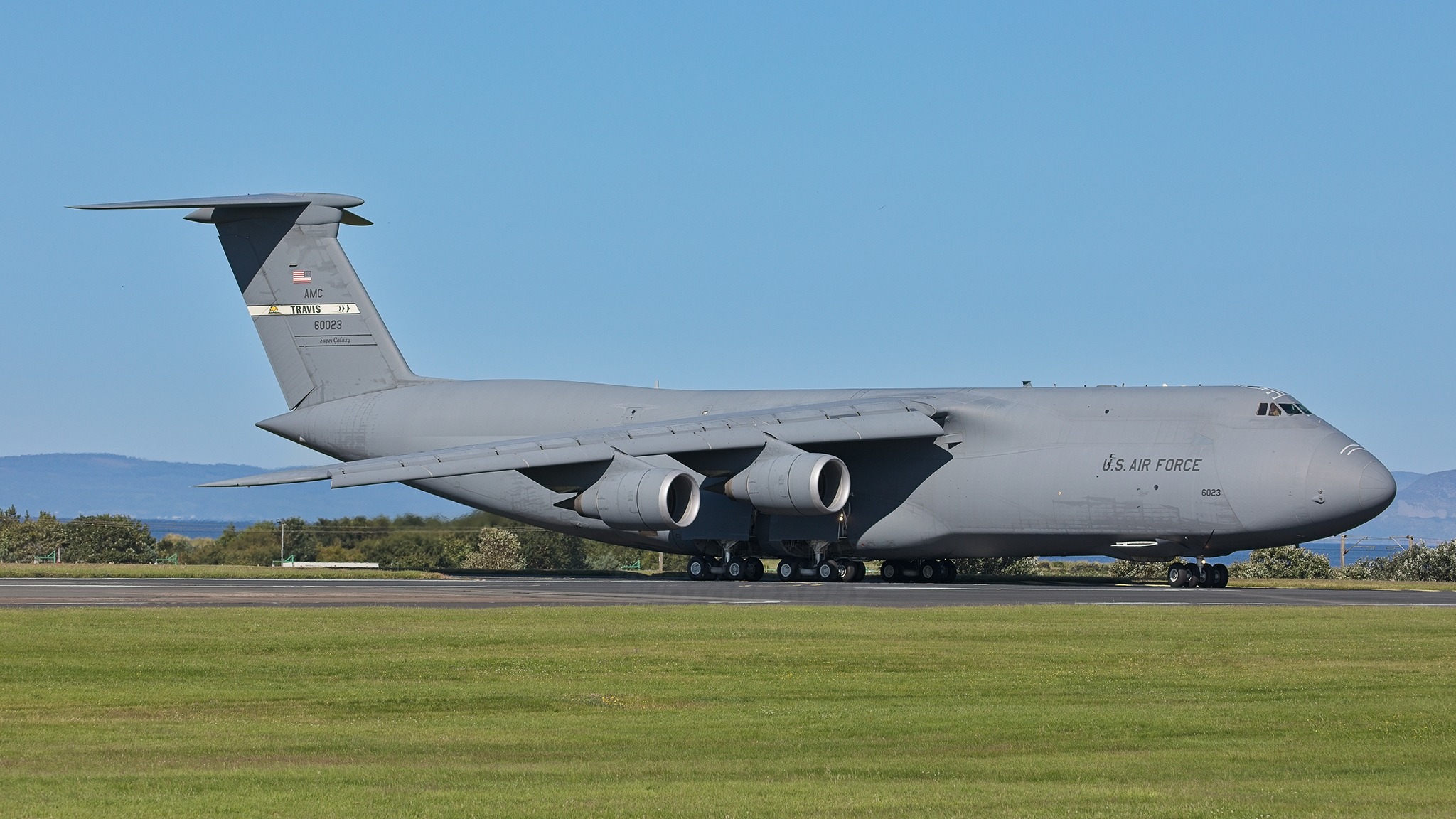Prestwick - 86-0023. Lockheed C-5M Super Galaxy. USAF. Prestwick ...