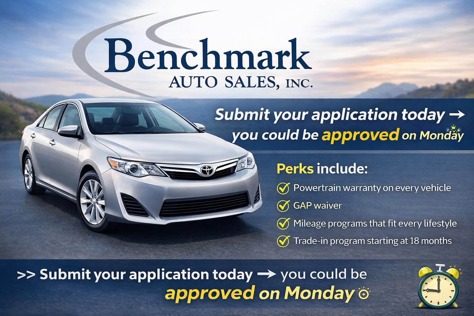 Benchmark Auto Sales, Inc. | Asheville NC