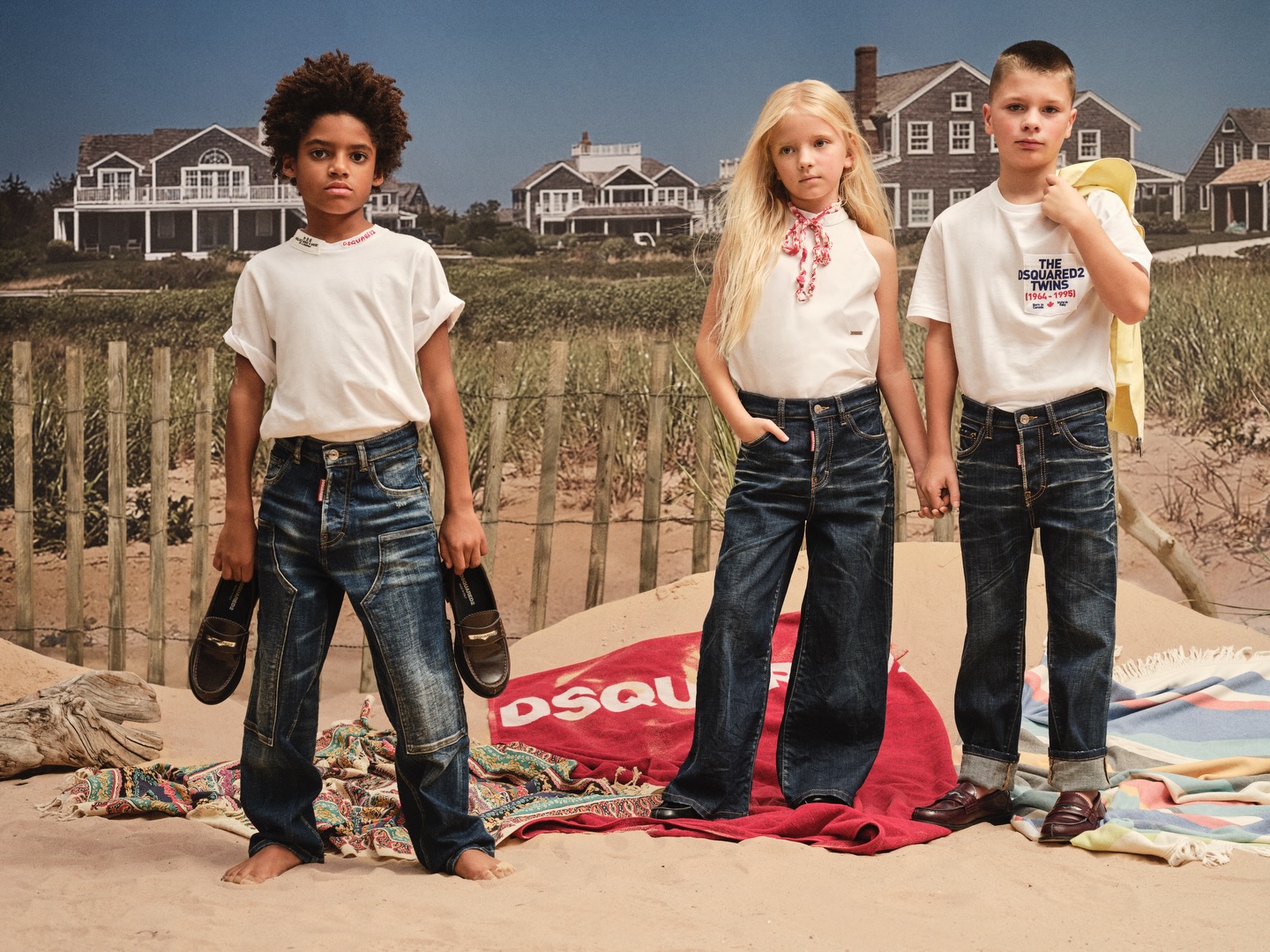 Beach denim. Sunset looks. The #D2KIDS SS26 campaign captures 