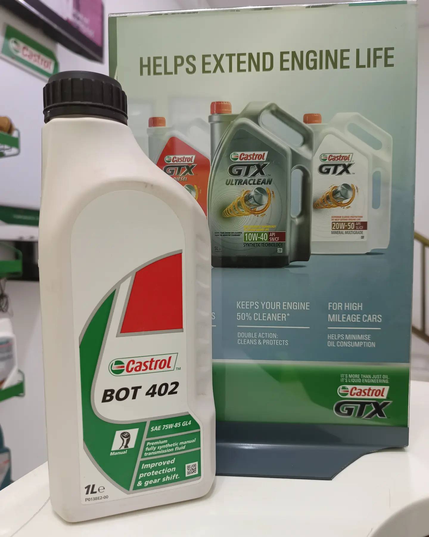 Lubricants - Castrol BOT 402 This is a fully synthetic SAE 75W-85 ...