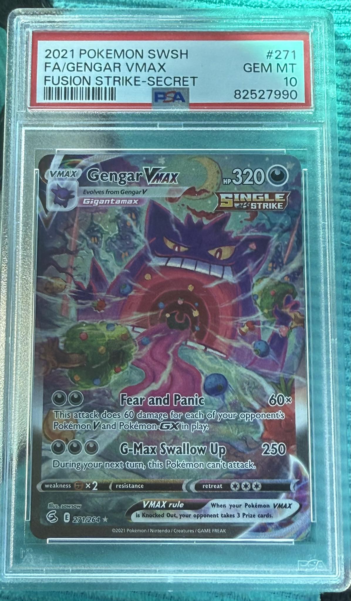 fusion strike secret rare card list Flaaffy - 280/264 - - Sword & Shield Finding rare Gengar card in