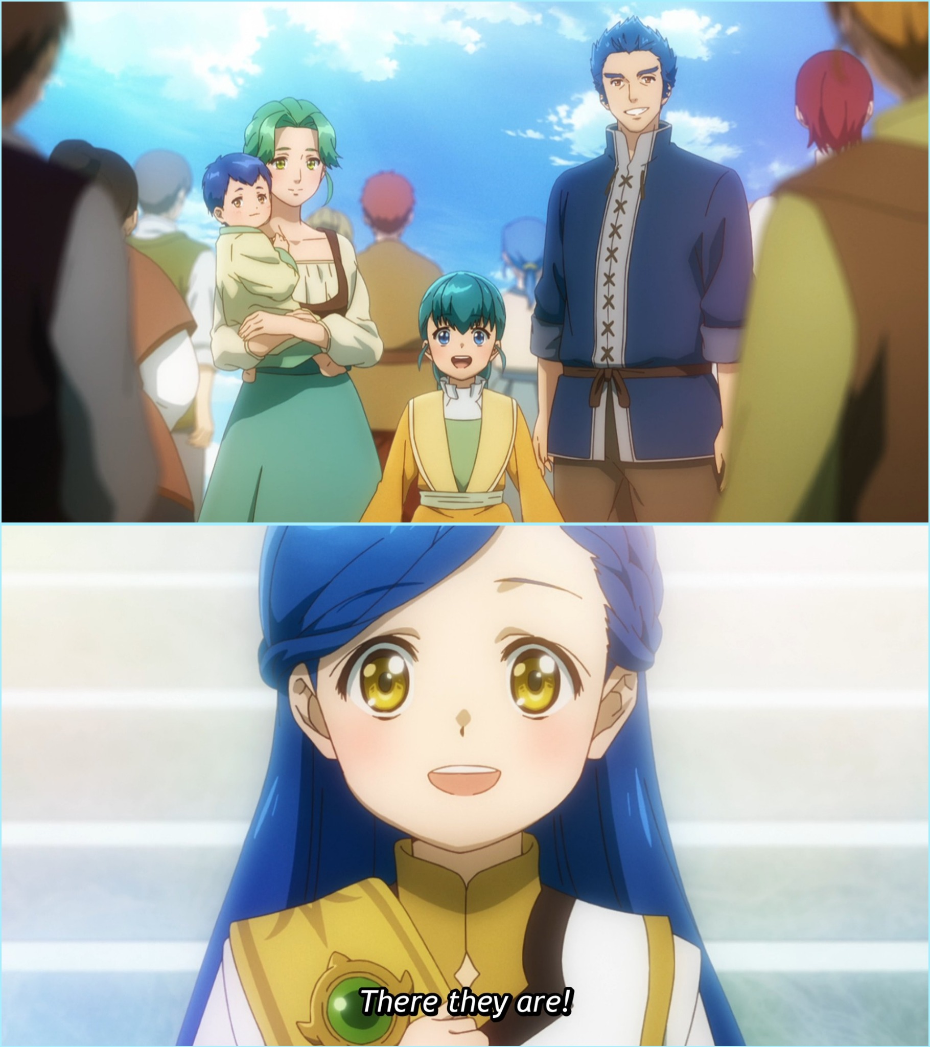 Myne saw her family again ? Anime: Ascendance of a Bookworm 