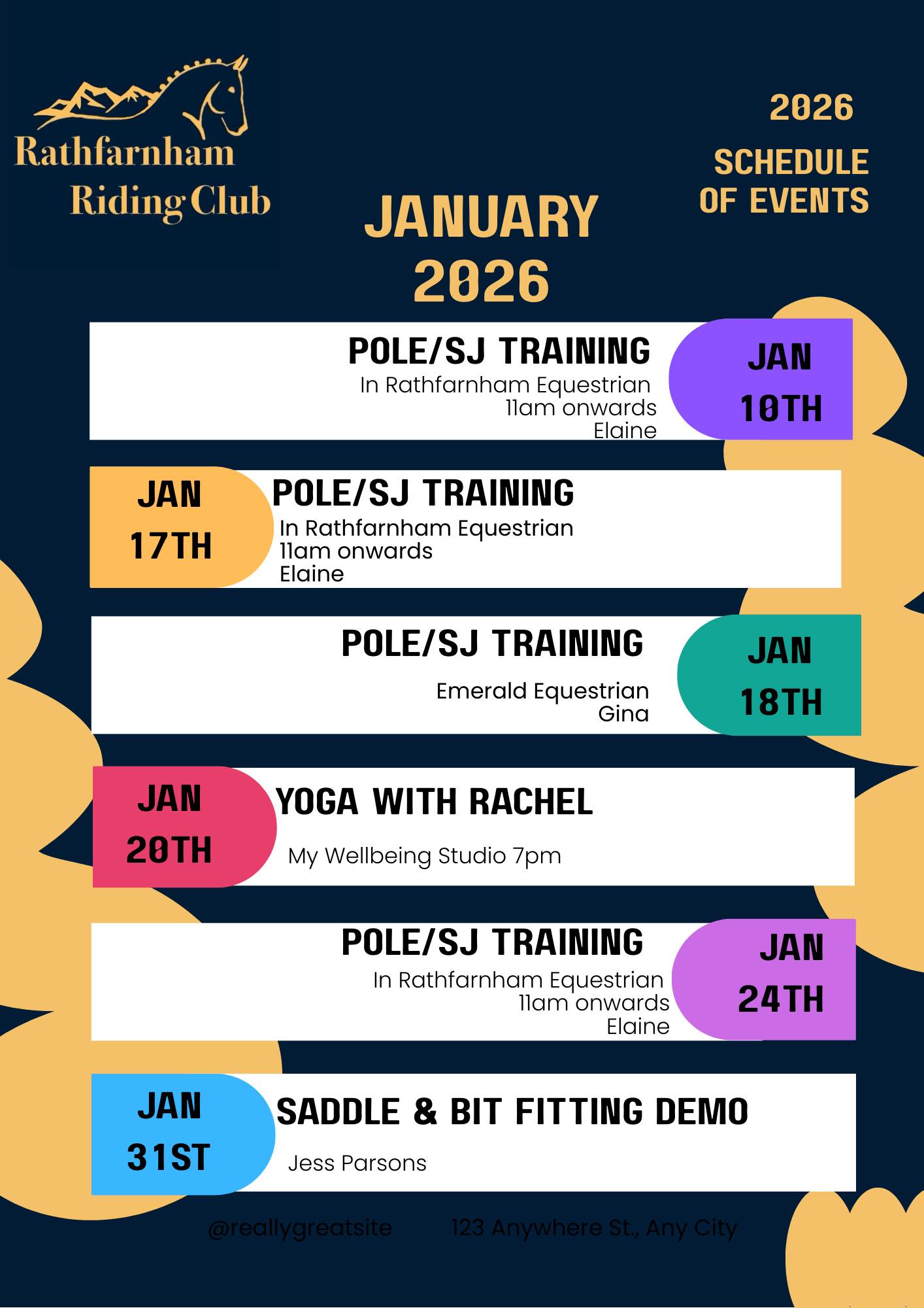 January 2026 at Rathfarnham... - Rathfarnham Riding Club | Facebook