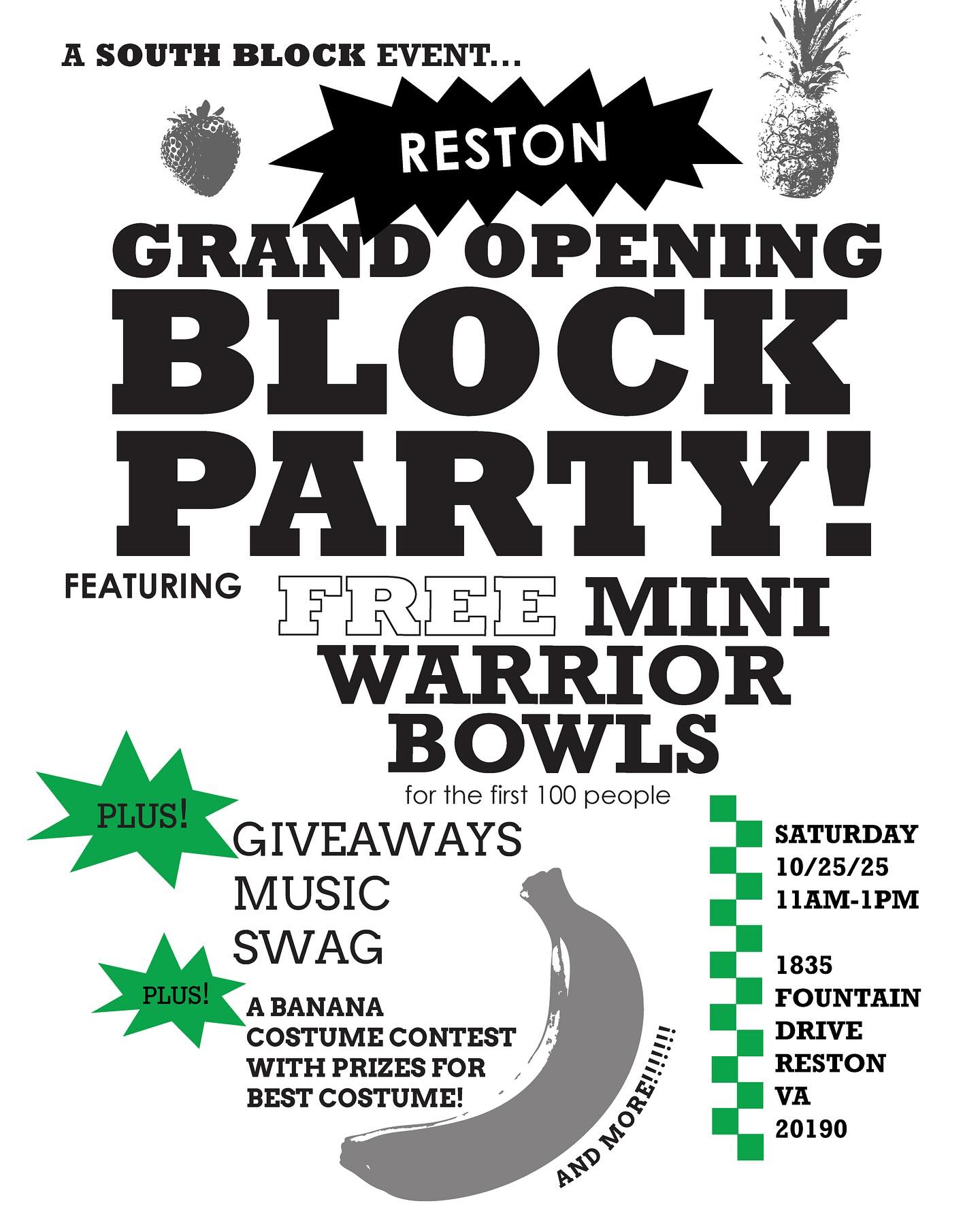 South - RESTON, it’s party time!!! 🥳🥳🥳 Our newest shop in Reston will ...