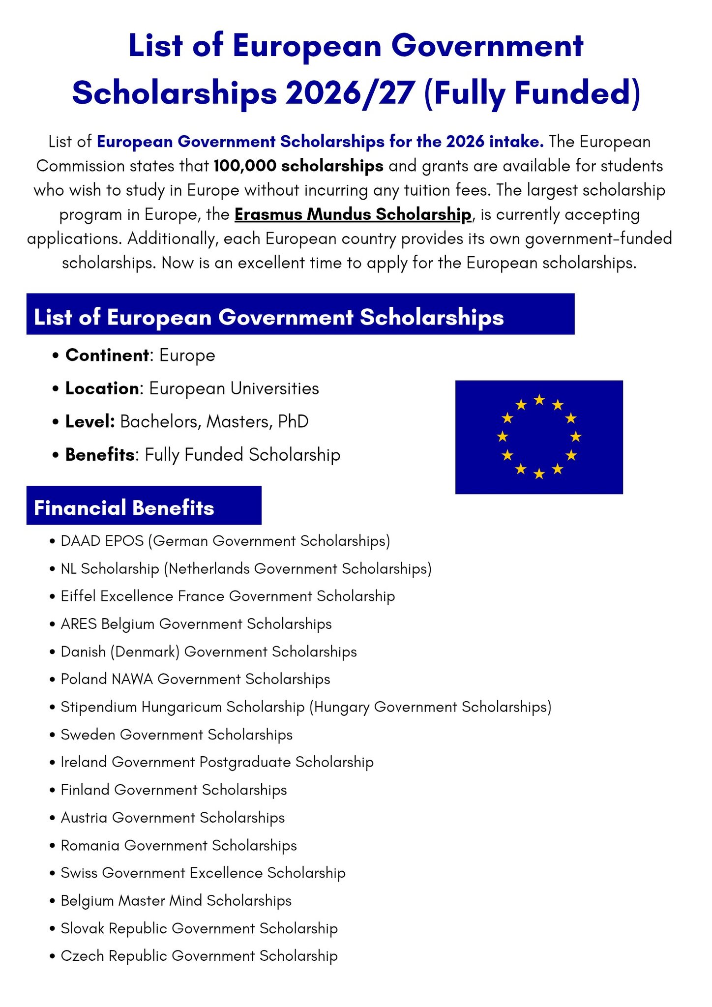 Scholarships in 2026 (Scholarship Network) | List of European 🇪🇺 ...