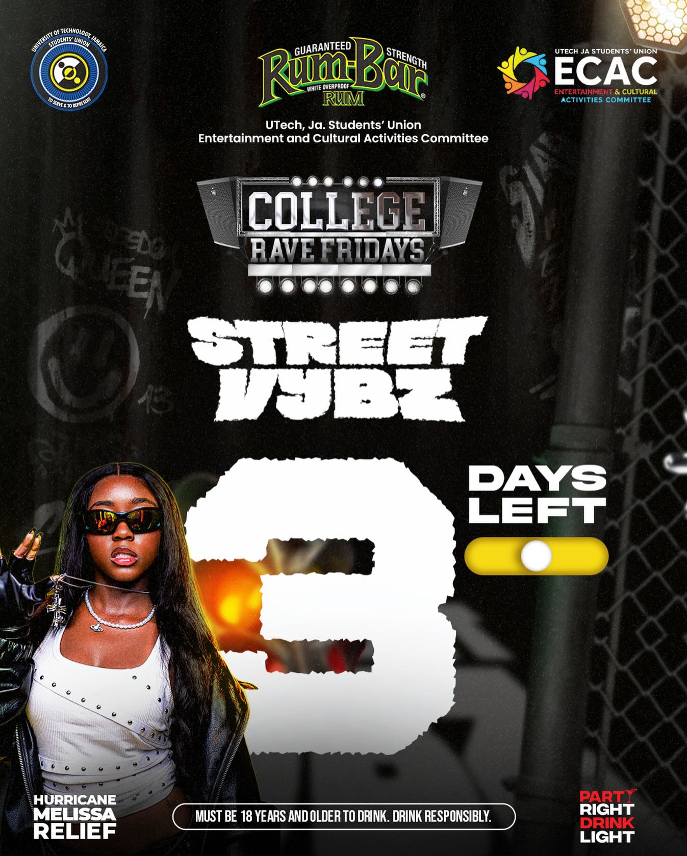 Utech - 🔥🚦 3 DAYS LEFT - STREET VYBZ LOADING!🚦🔥 UTech, the countdown is ...