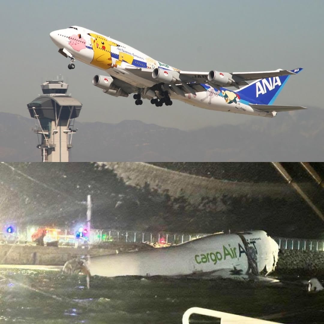 The 747 that crashed use to be the ANA Pokémon Jet