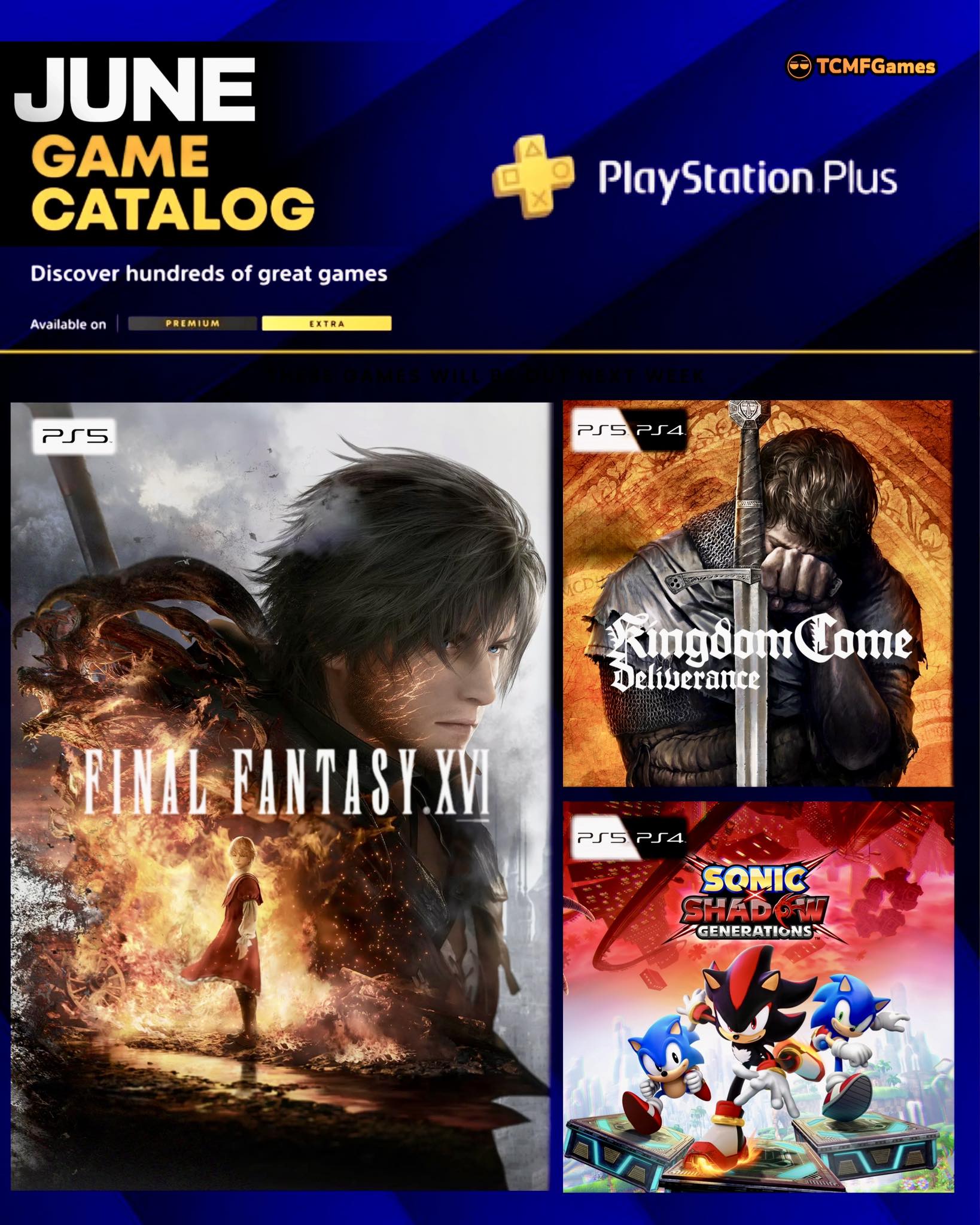 TCMFGames - JUNE PS5 PS PLUS GAMES 🔥🔥 The PS Plus Catalogue