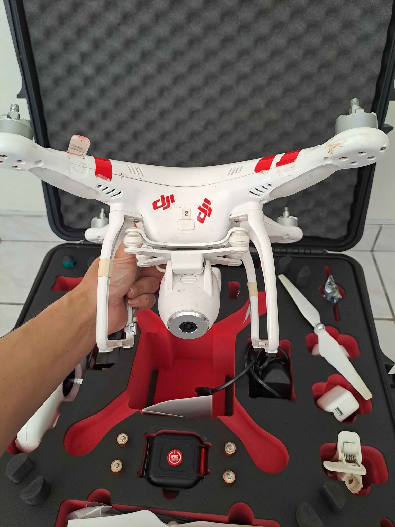 Copriobiettivo Originale DJI Per Fotocamera Phantom 2 Vision – Set Da 2 Pezzi – Parte P2V-25