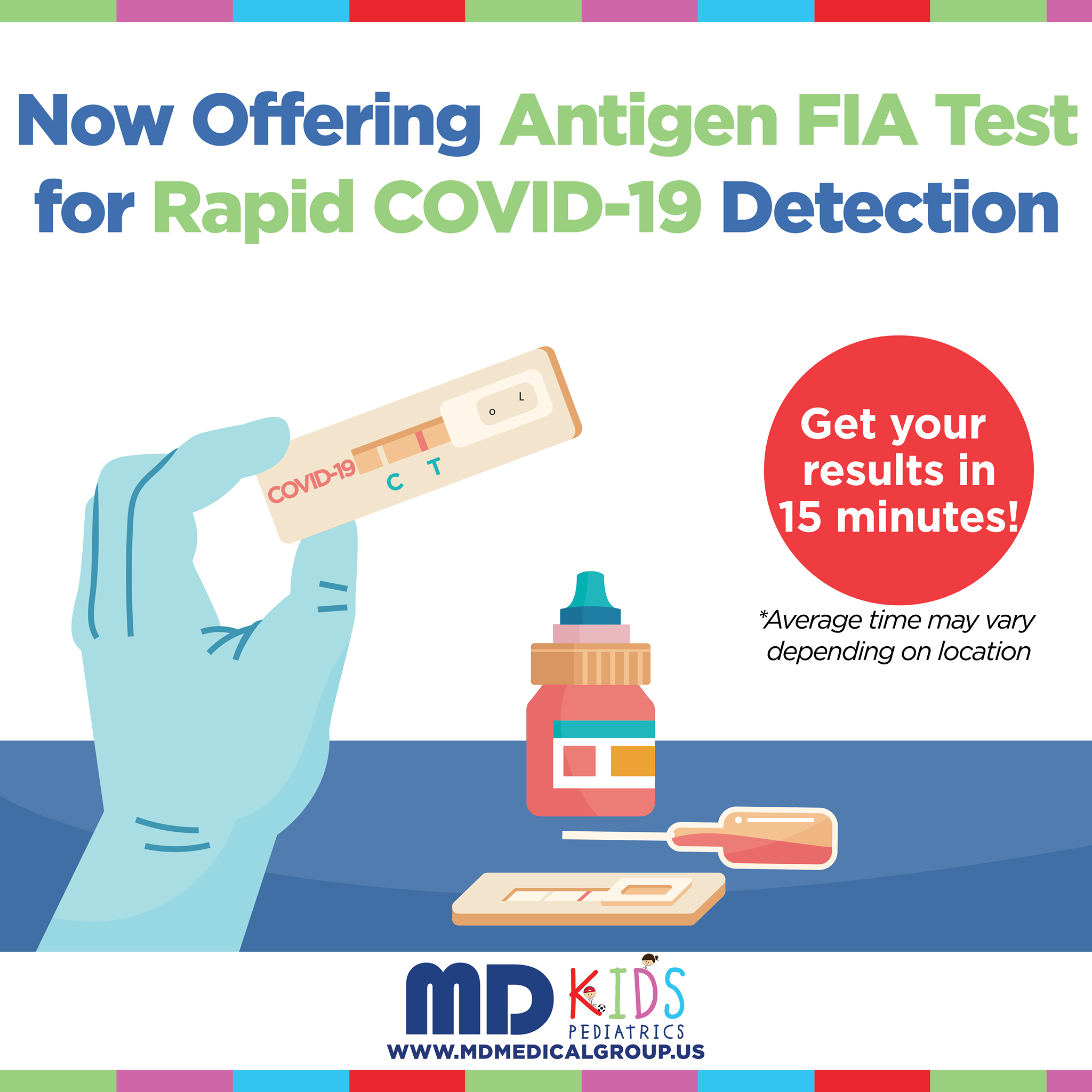 MD Kids Pediatrics - 🔸Rapid Antigen Test for COVID-19 detection is now ...