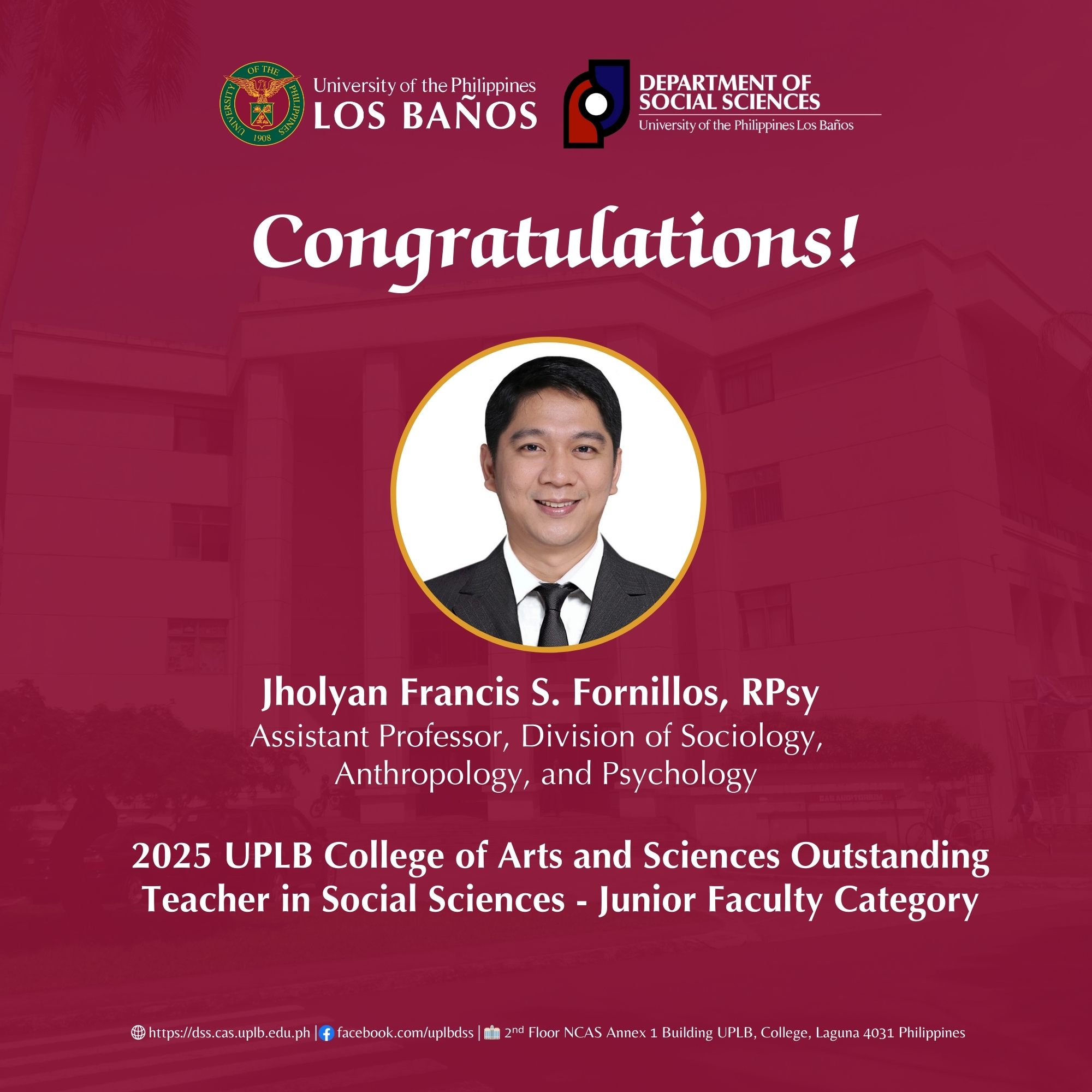 UPLB Department of... - UPLB Department of Social Sciences