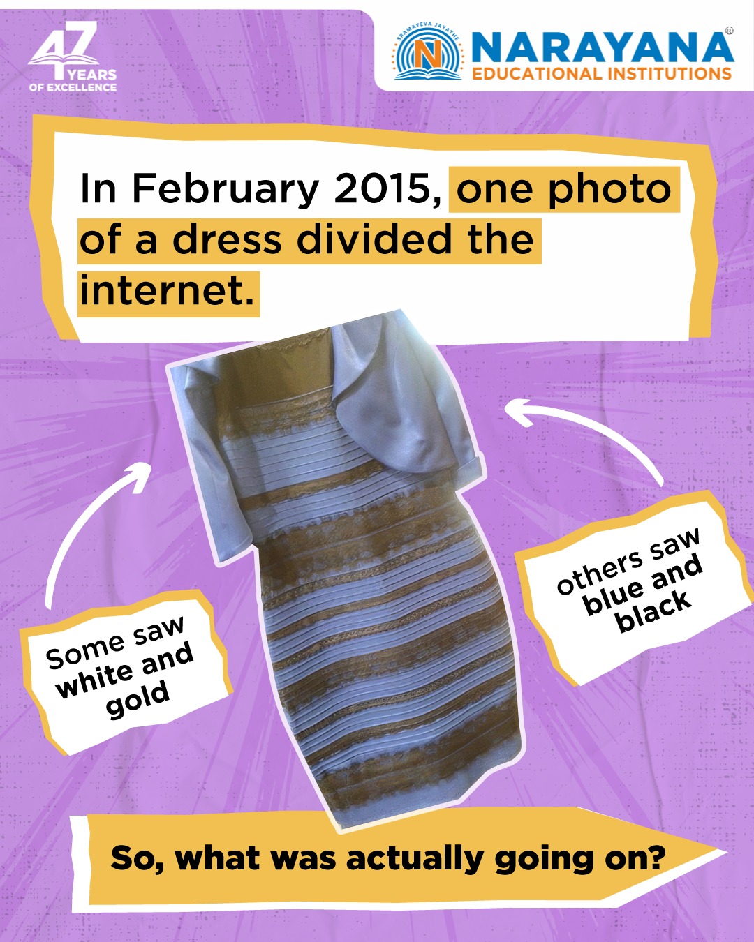 trick blue black white gold dress What do you see? 👀 and or and [The Dress, Blue and Black, White and Gold, Optical Illusion, Colour Perception, Brain Science, Visual Perception, Psychology] #TheDress #BlueAndBlack #WhiteAndGold # Wedding Guest Satin Dress Bristol Asymmetrical Top TWILIGHT Color:Nile Green
