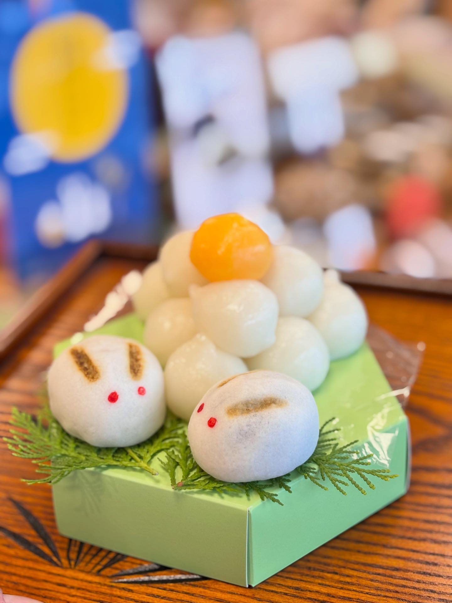 明日10月6日はお月見です? お月見団子、うさぎ饅頭は今日から販売して 
