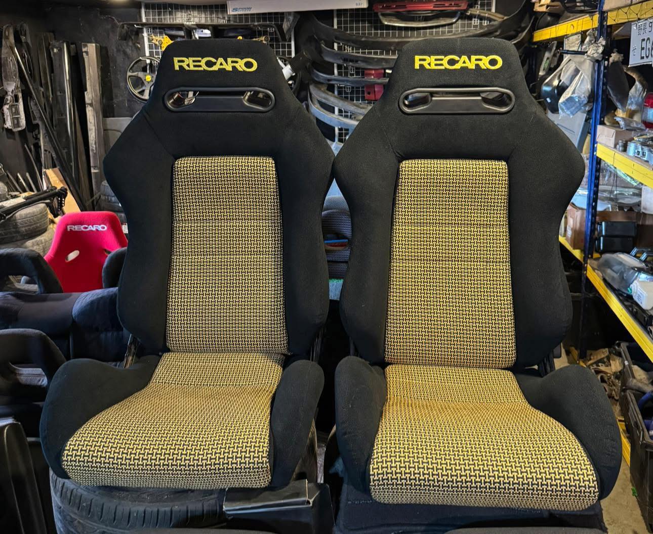 Original recaro tomcat yellow sr3 seat RM 3xxx.00 SB garage 016 