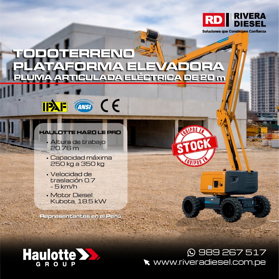 Rivera - Diseñada para operaciones exigentes en altura, la plataforma ...