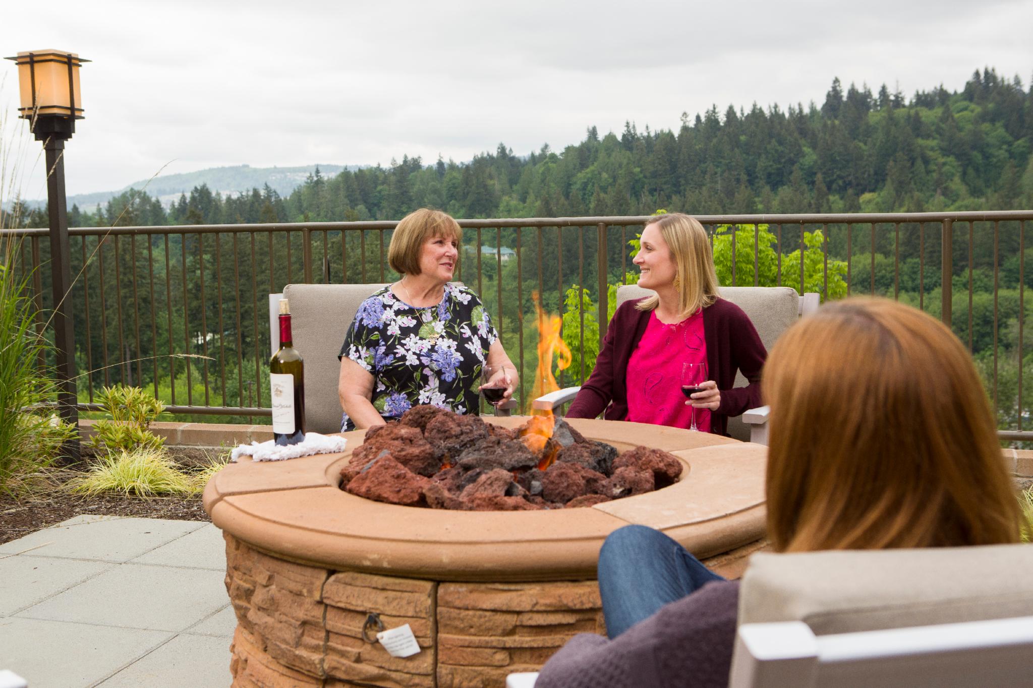 Timber - The grand terrace at Timber Ridge at Talus takes everyday ...