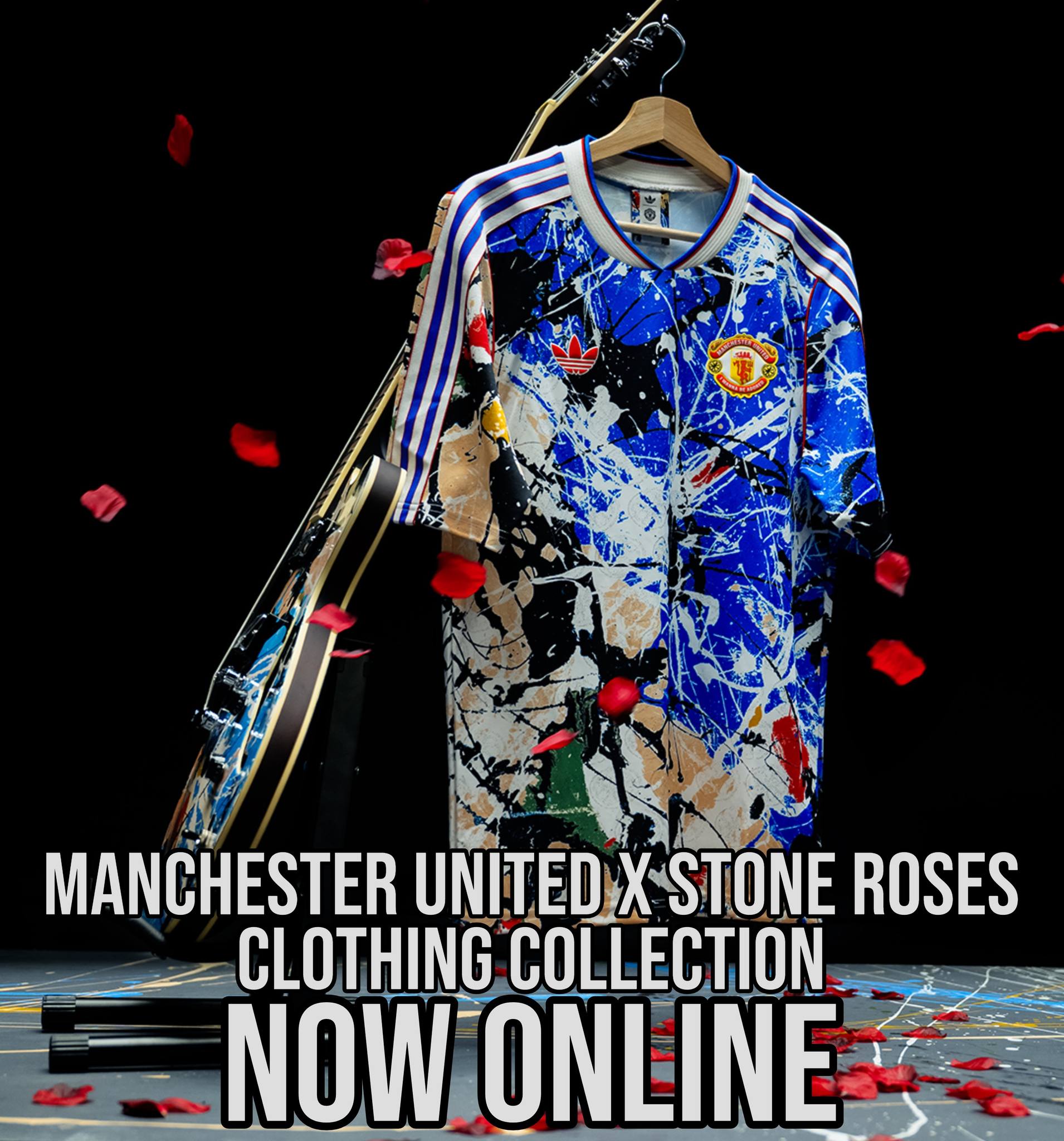 Man - The Manchester United x Stone Roses clothing collection is now ...