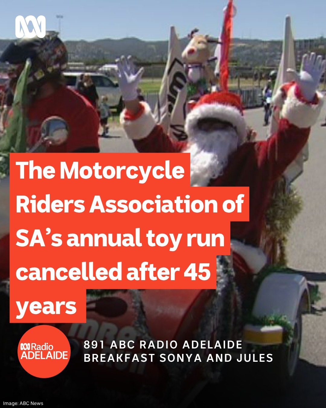 ABC - The Motorcycle Riders' Association of South Australia's Toy Run ...