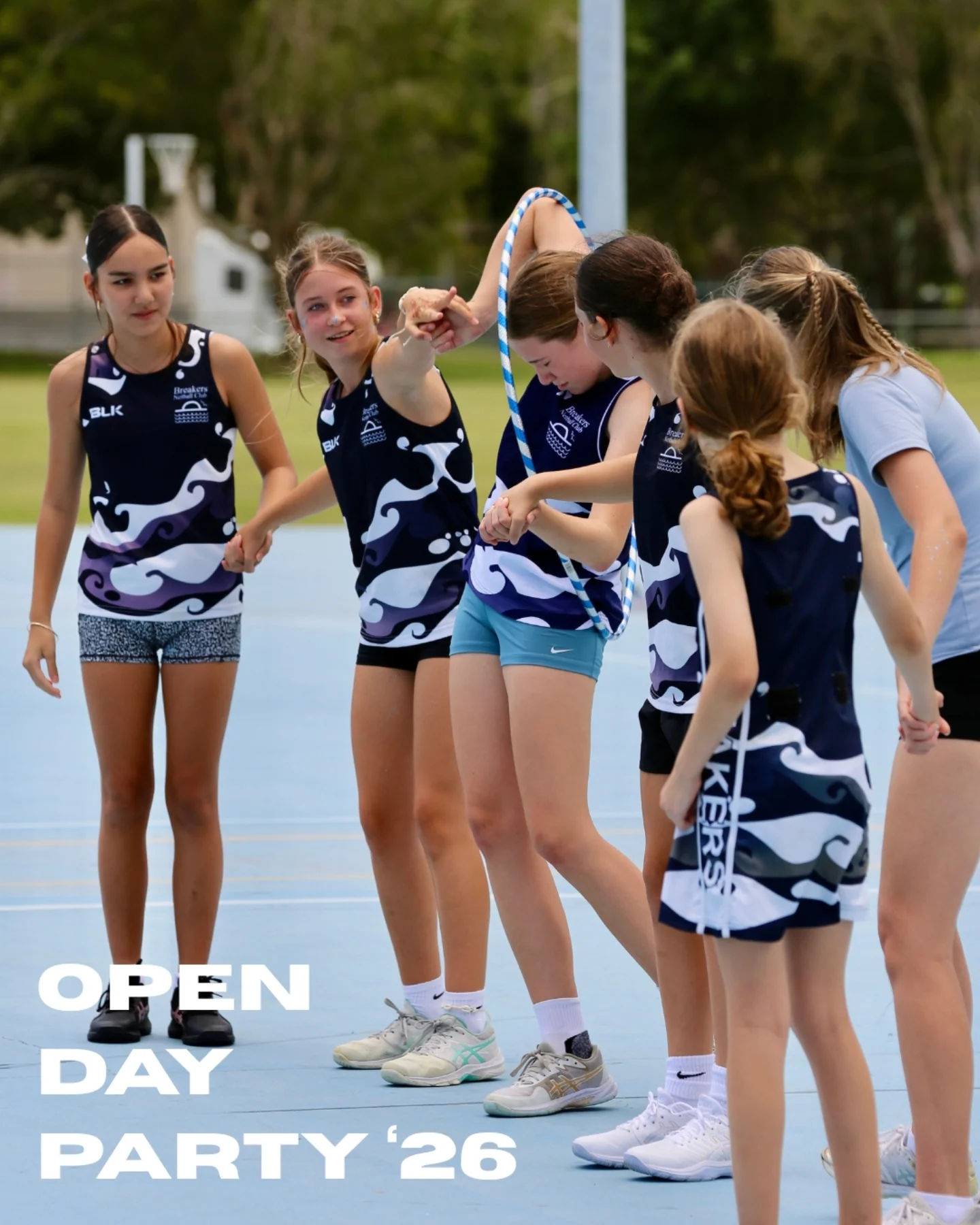 Open Day Party '26! 💙🌞🏐 Lot's of... - Breakers Netball Club | Facebook