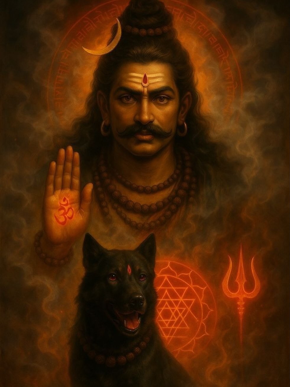 Shail - KAAL BHAIRAVA Mahadeva Shiva as Kaal Bhairava, is the fierce ...