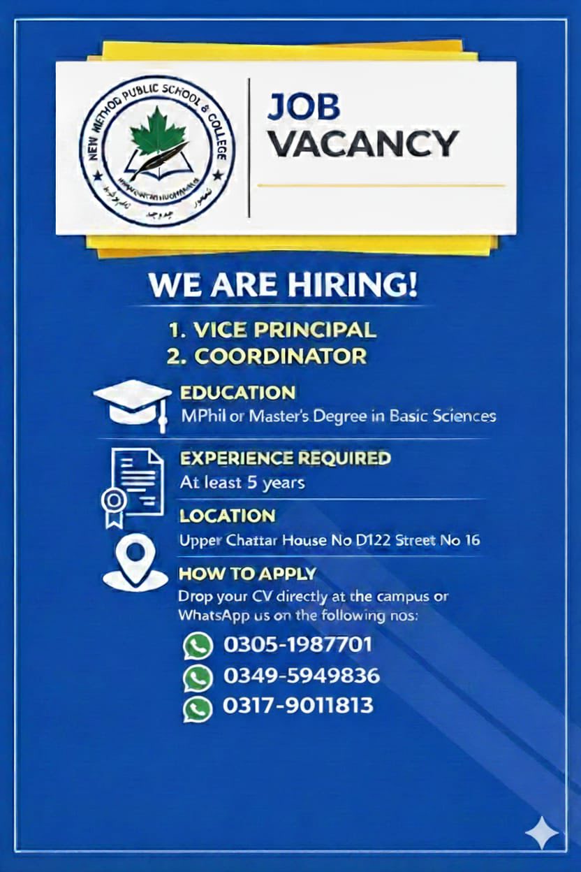 New Method Public School and College | Muzaffarabad
