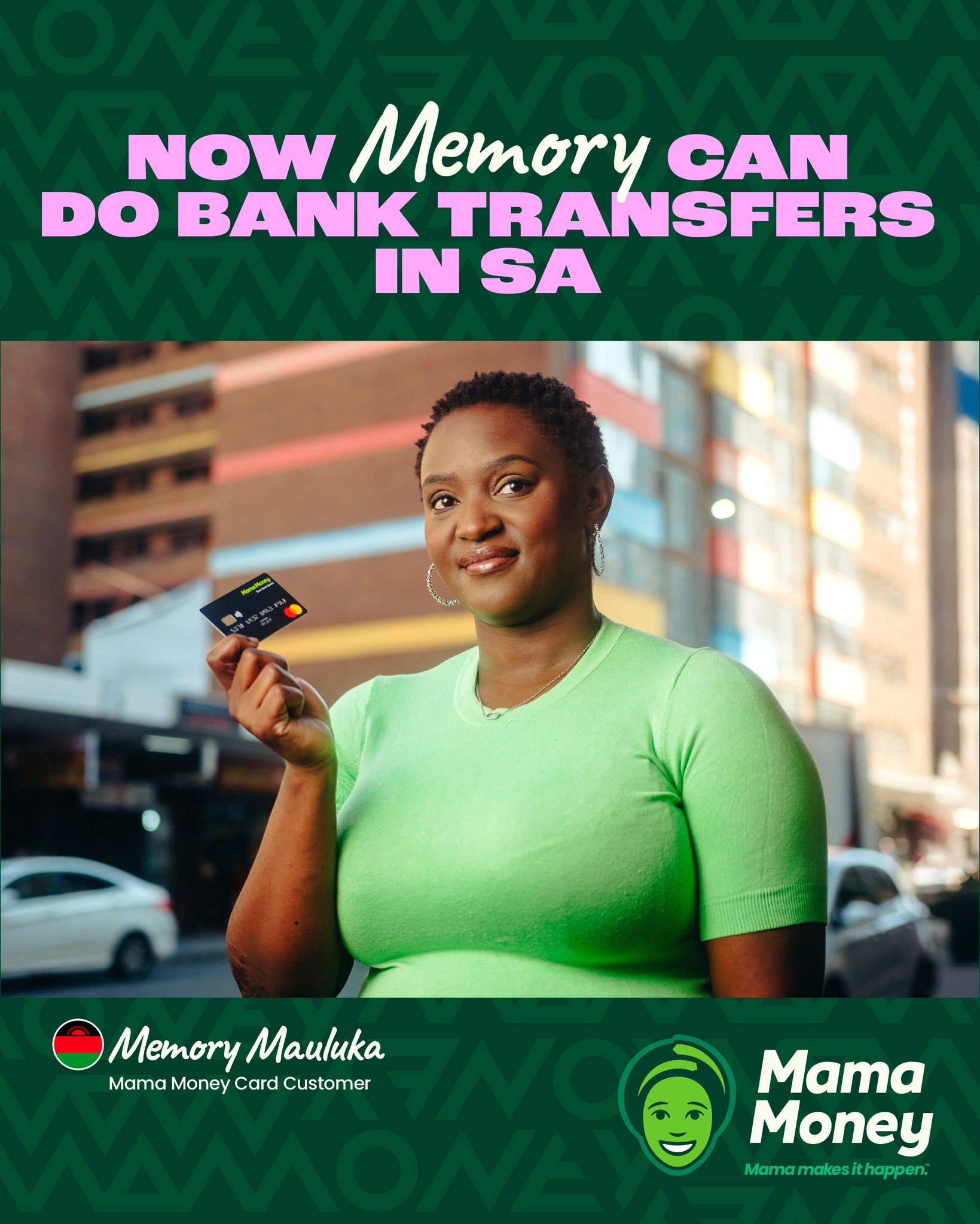 Let Mama Make it Happen for you💚 Now you can send and receive