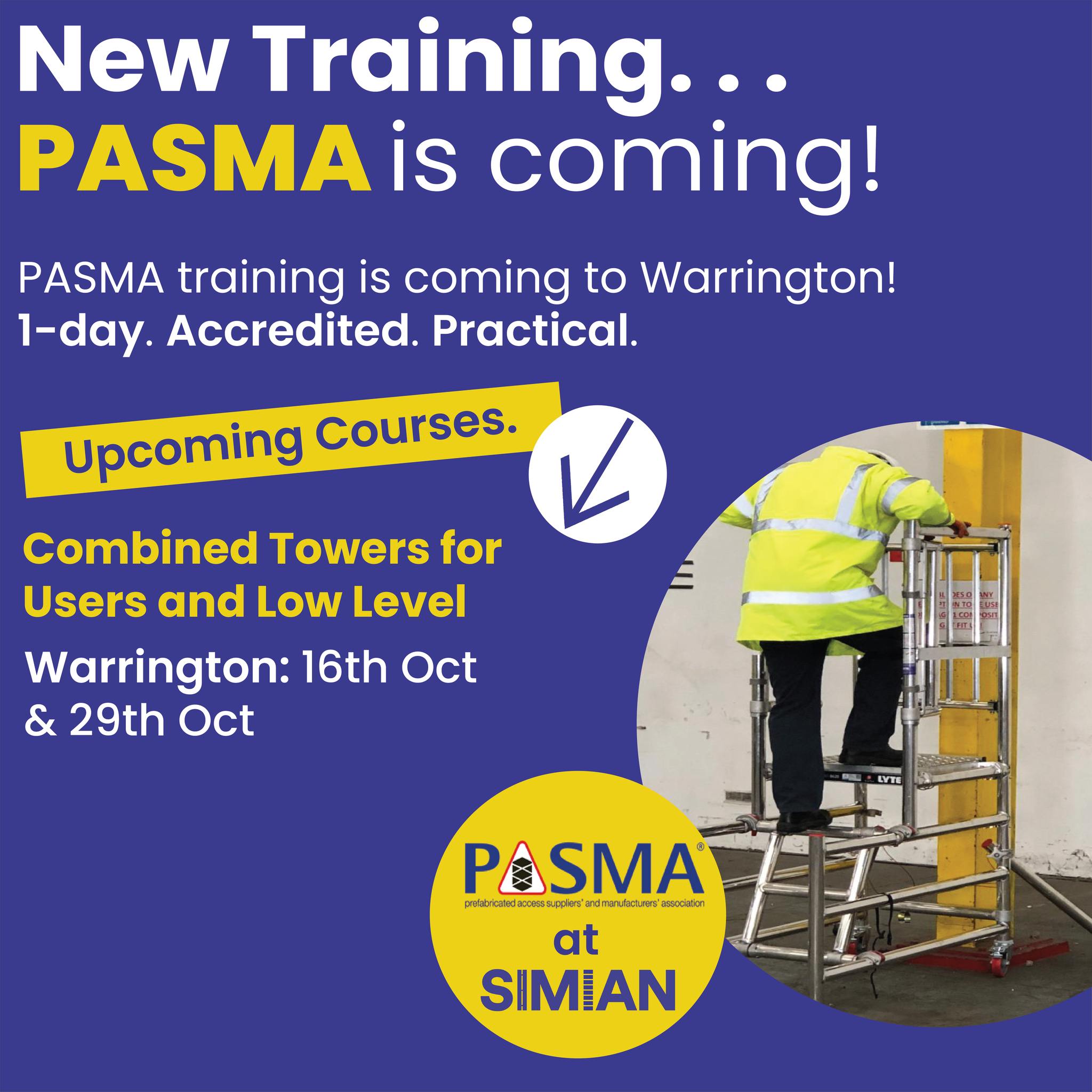 SIMIAN - 🚨 New PASMA Courses – Now Live! We’re excited to share that ...