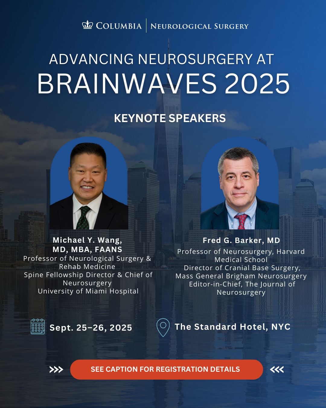 Columbia - We’re honored to welcome two world-renowned keynote speakers ...