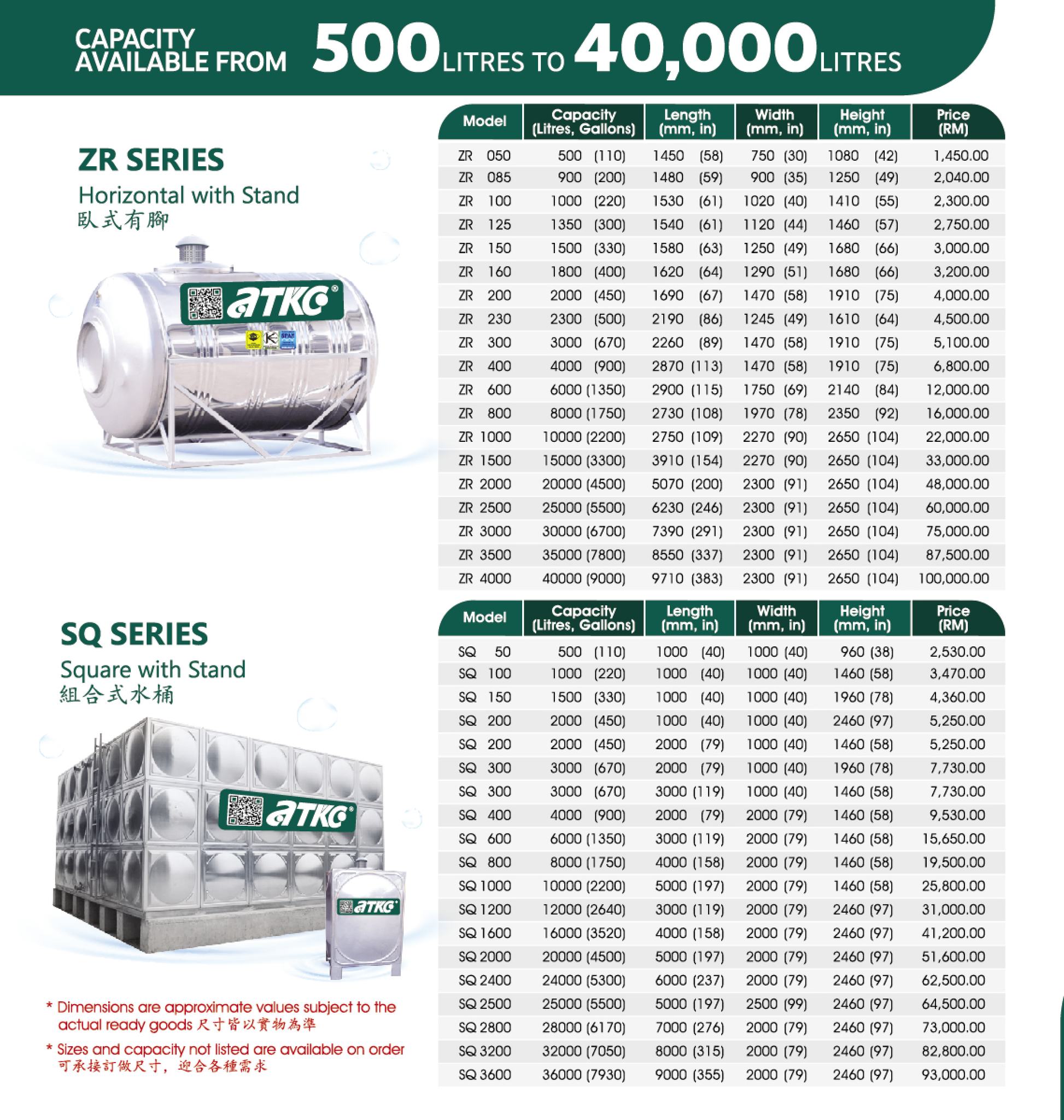 ATKC Ewarehouse - 💦 Reliable Water Storage Starts with a... | Facebook