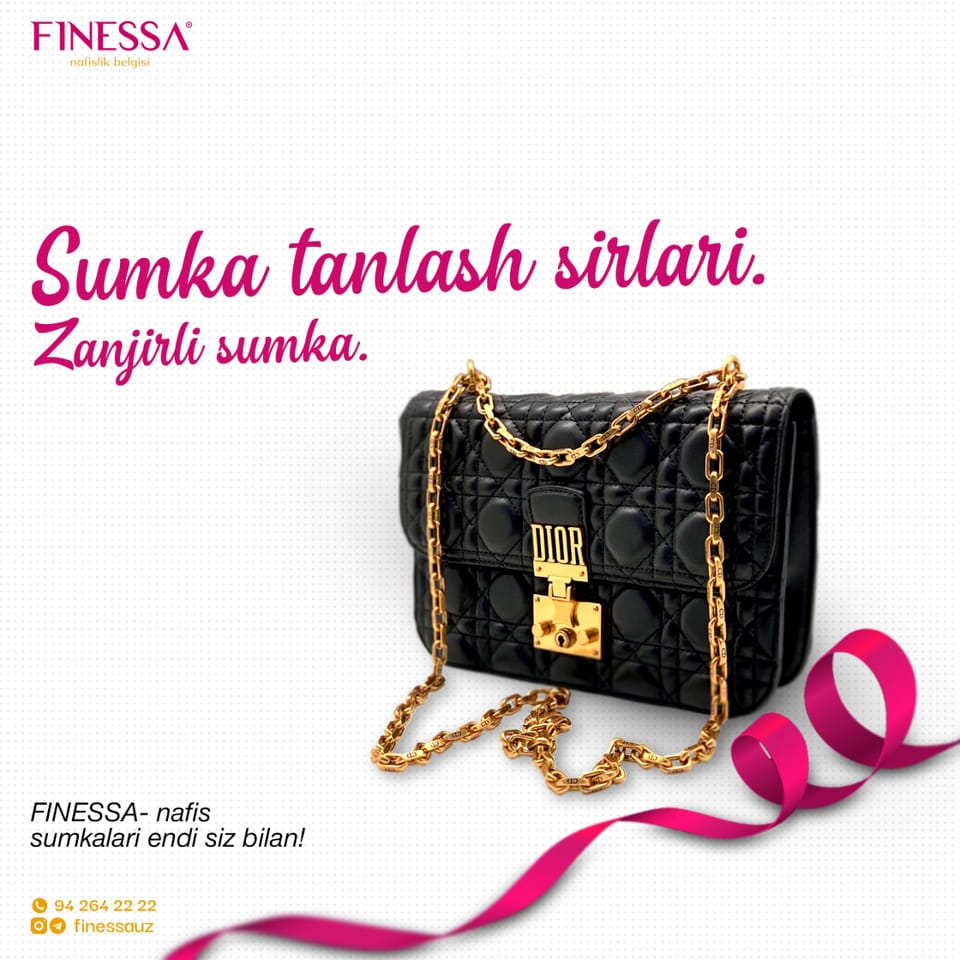 Finessa - Sumka tanlash sirlari! Toʻgʻri tanlangan sumka, xuddi kiyim ...