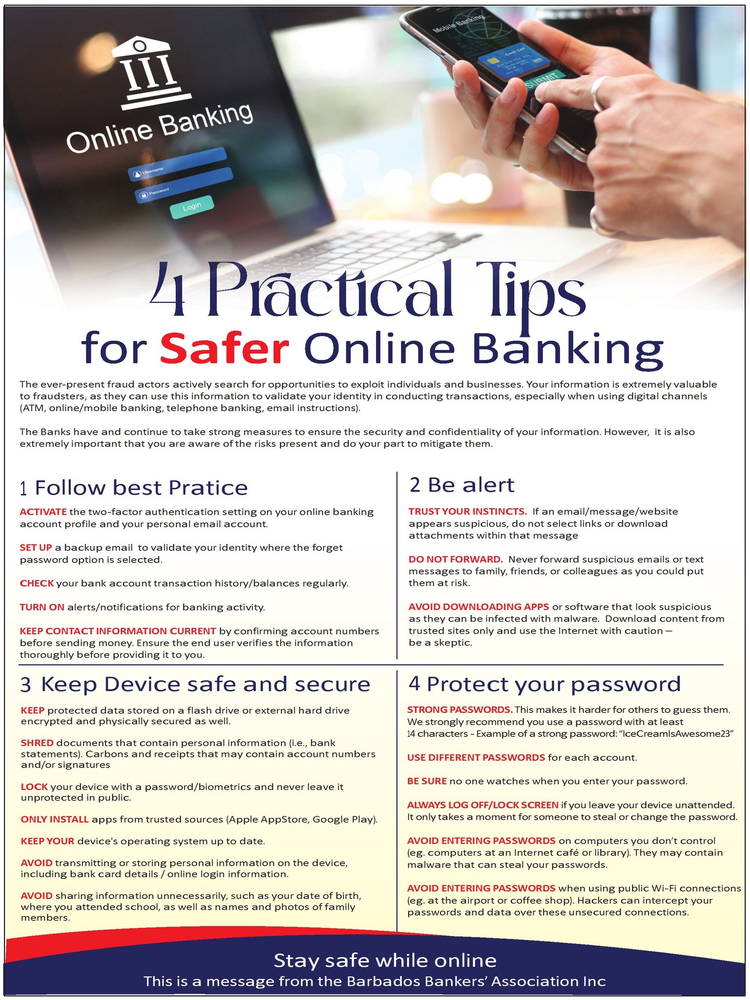 Four Practical Tips for Staying Safe with... - B'dos Private Sector ...