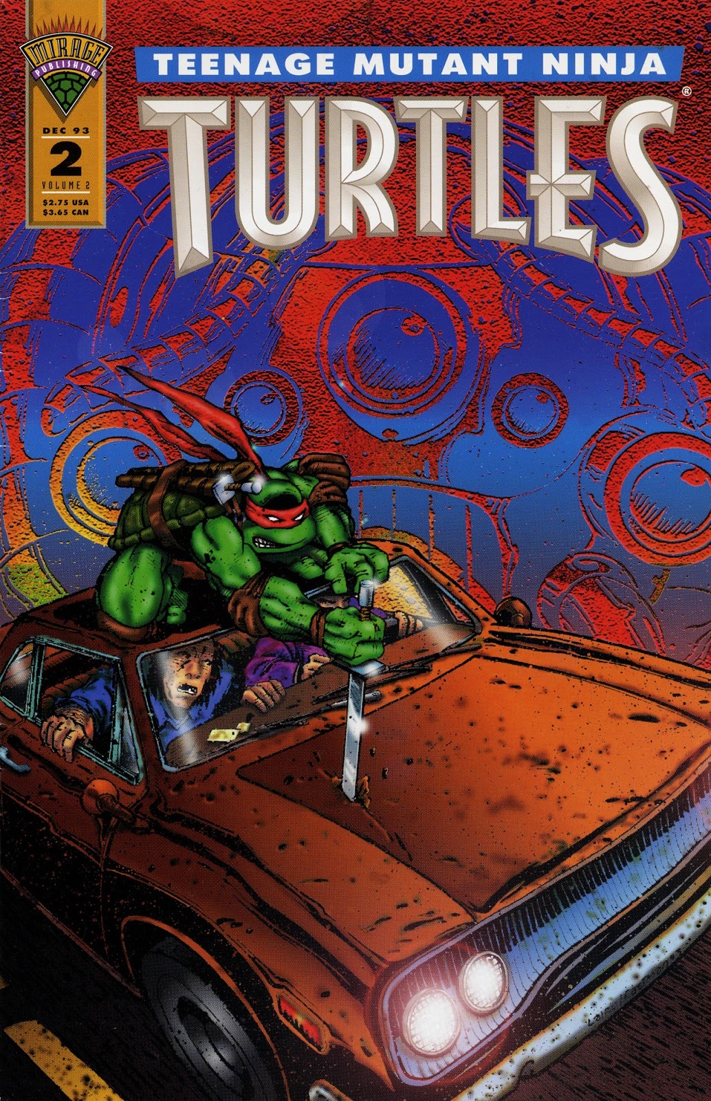 Throwback: The cover art for Teenage Mutant Ninja Turtles issue 2