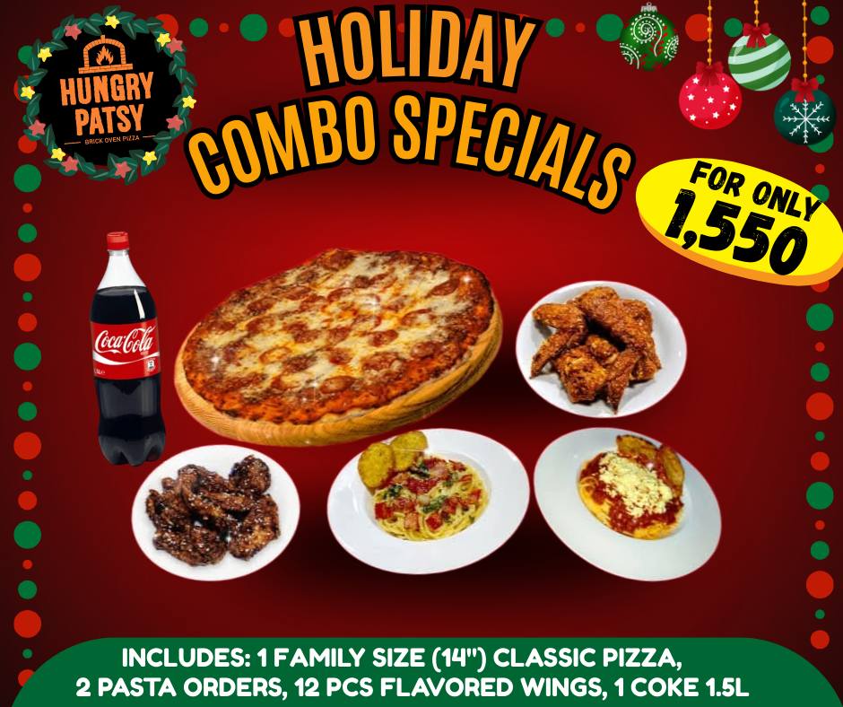 Hosting a Holiday Party?... - Hungry Patsy - Brick Oven Pizza | Facebook