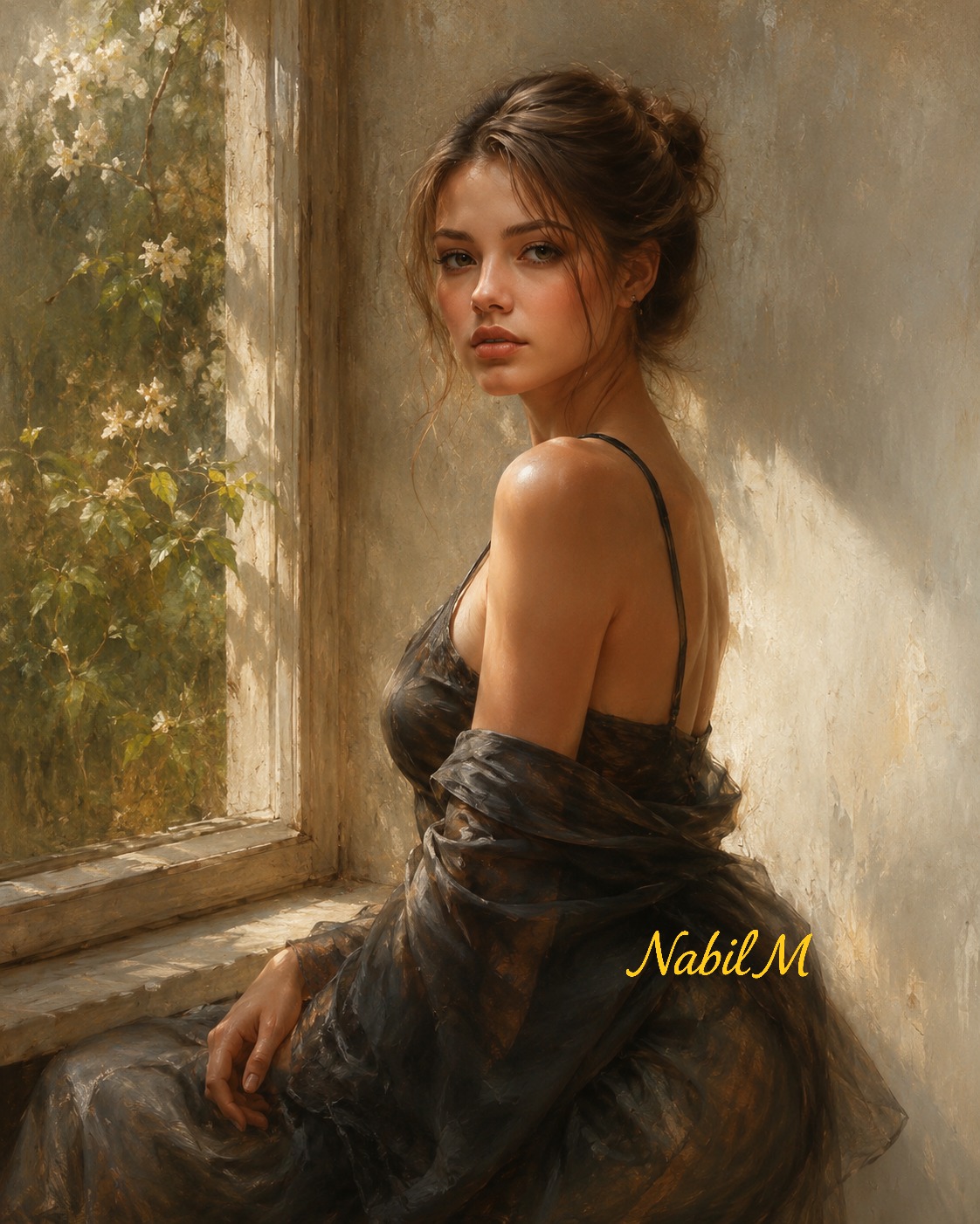 アート・デザイン・音楽 Misty Dawn : Portrait of a Muse アート
