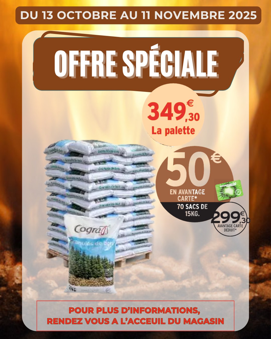 Granules De Bois Cogra Intermarche
