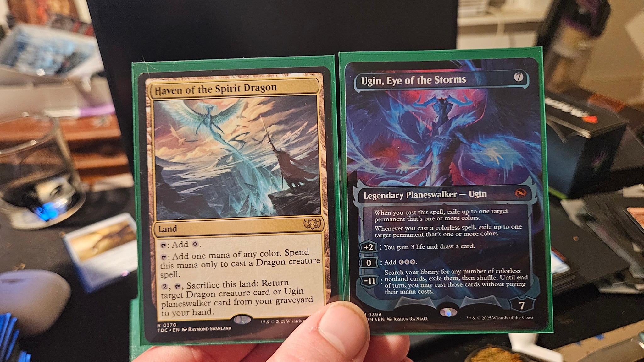 ugin card sleeves Ugin, Eye of the Storms Slab Standee  Gatherers' Tavern subject to judge approval Ugin, the Spirit Dragon -