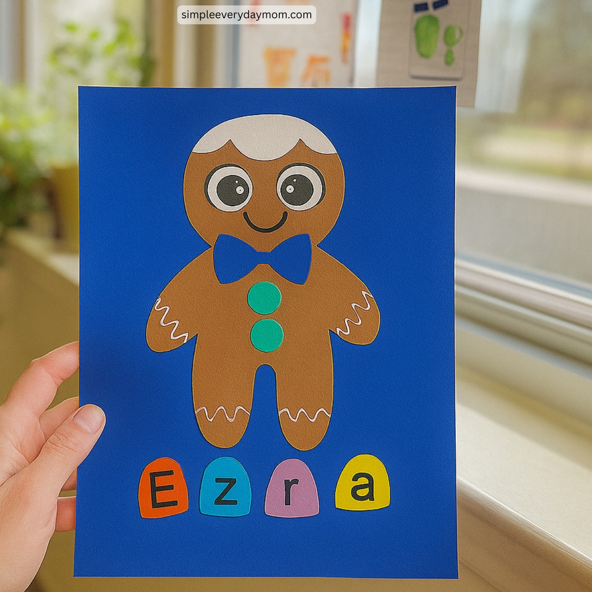 Simple - Gingerbread Name Craft - A little name practice and a lot of ...